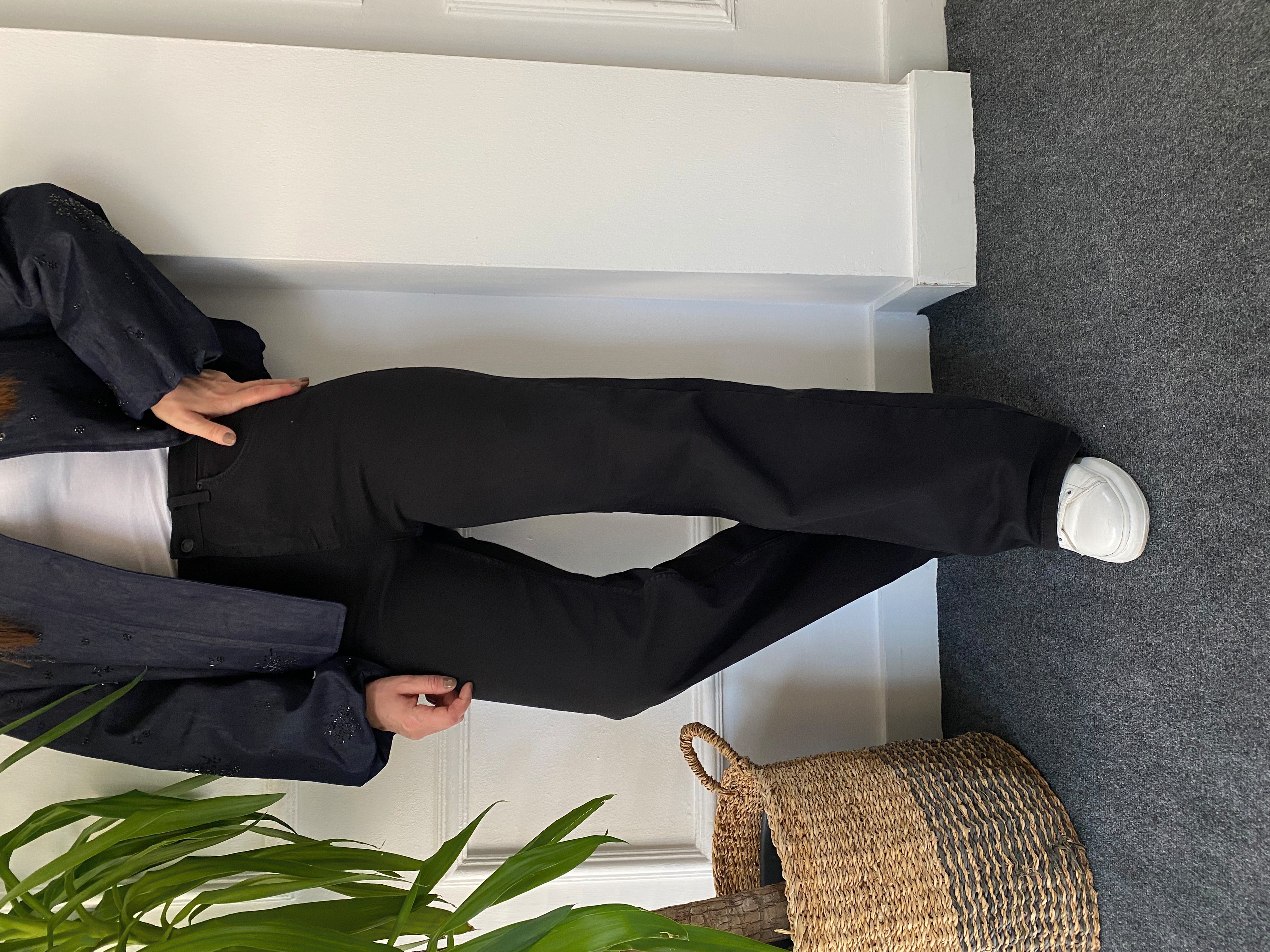 Orj. Marka Wıde Leg Jean Siyah