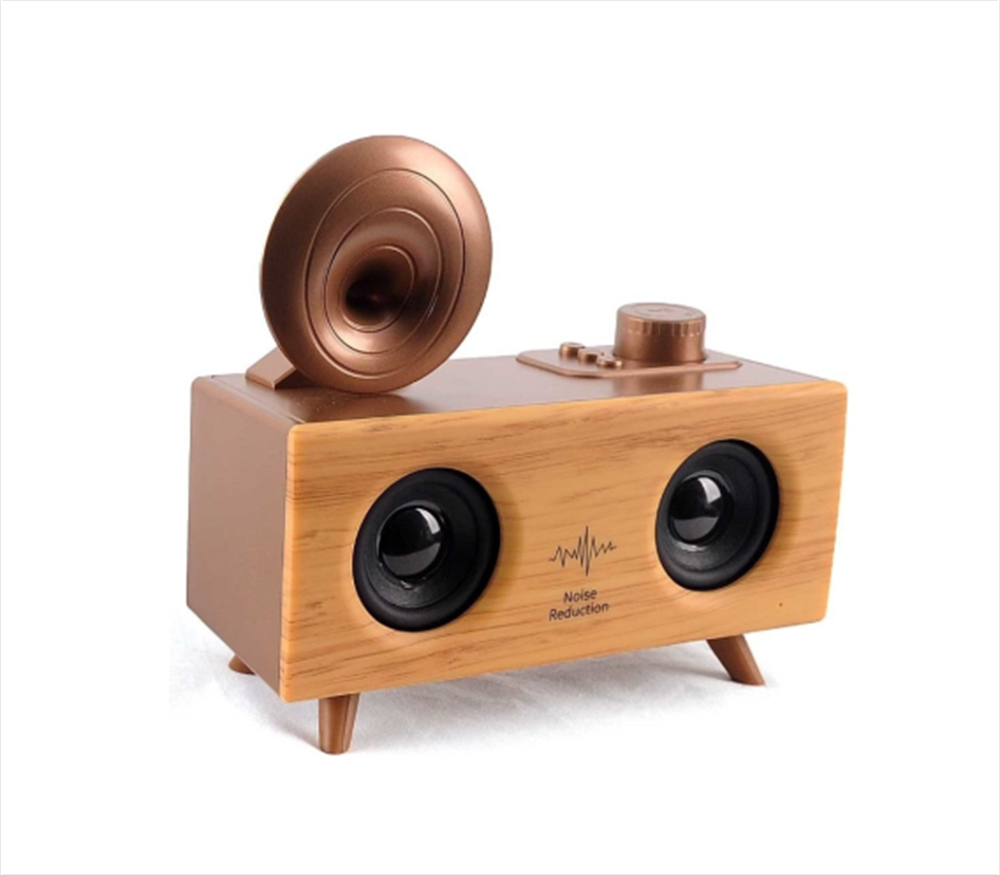 B6 Nostaljik Mini Gramofon Radyo Bluetooth Hoparlör