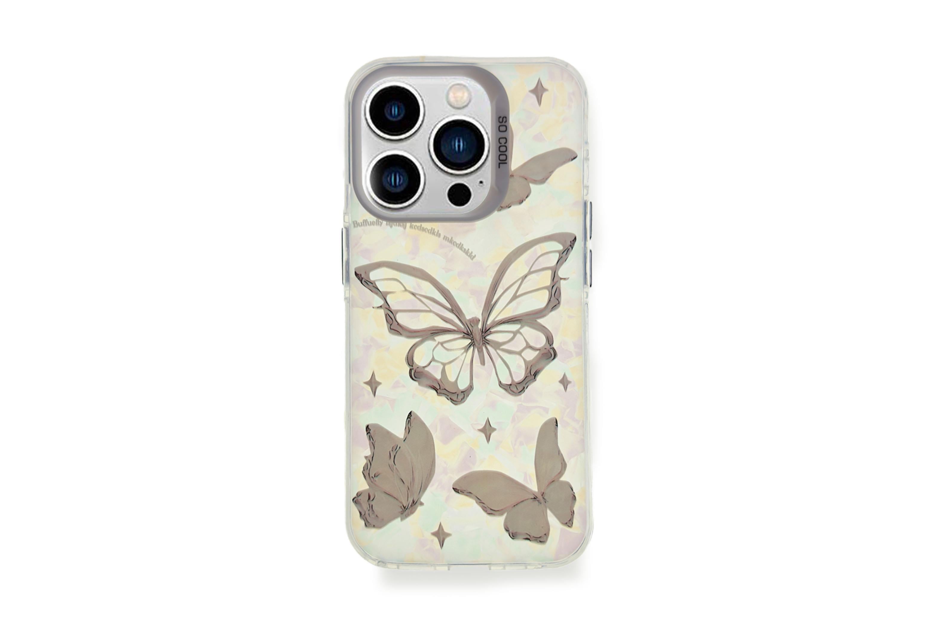 HOLOGRAM BUTTERFLY IPHONE 15 PRO KILIFKılıf&Kılıf