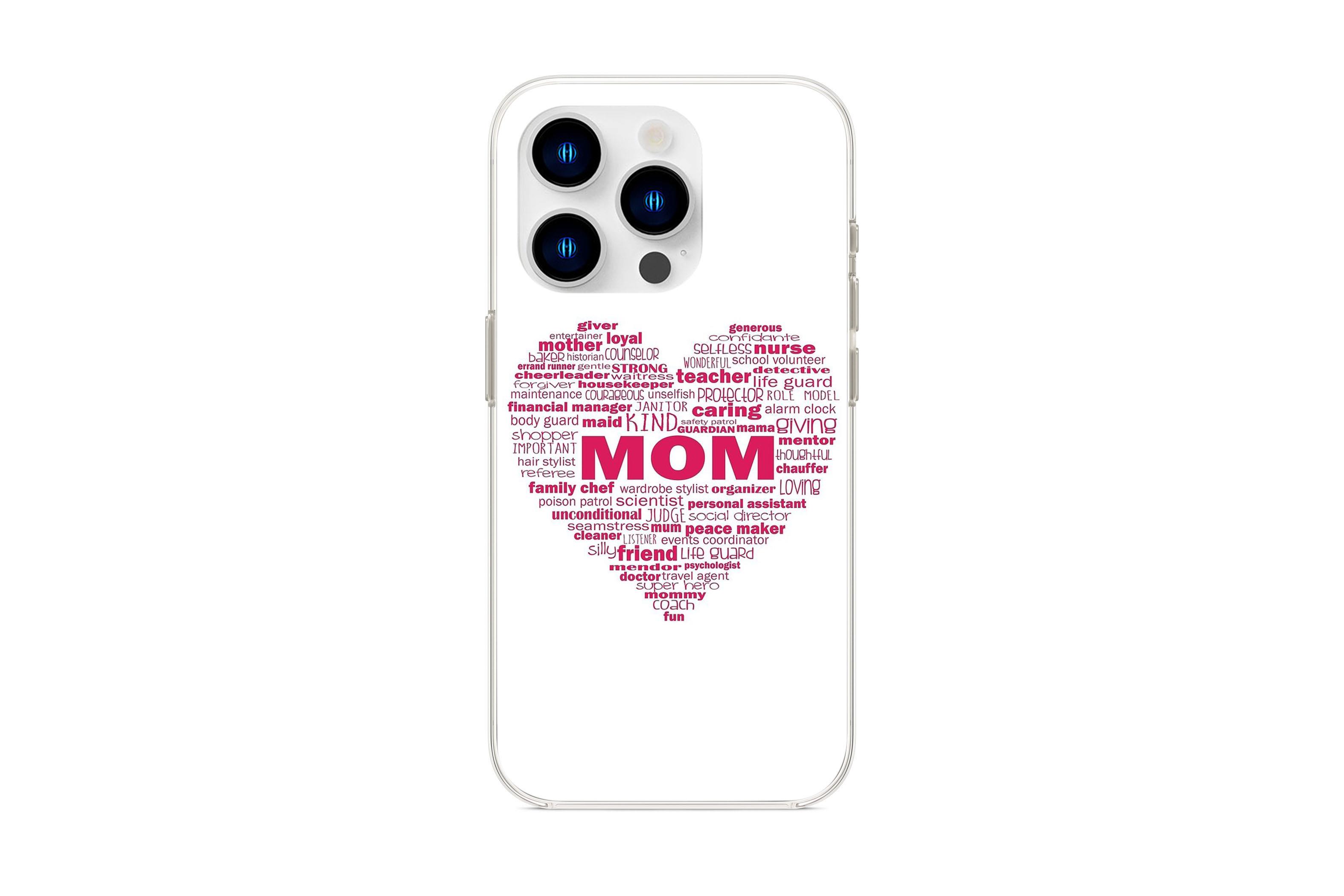 iPHONE ANNE ŞEFFAF BASKI KILIFKılıf&Kılıf