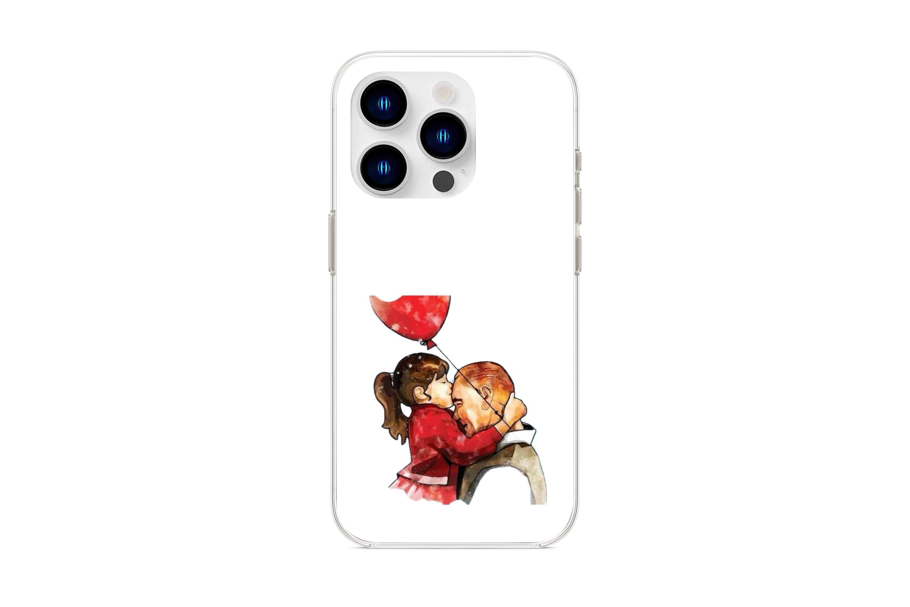 iPHONE ATATÜRK ŞEFFAF BASKI KILIFKılıf&Kılıf