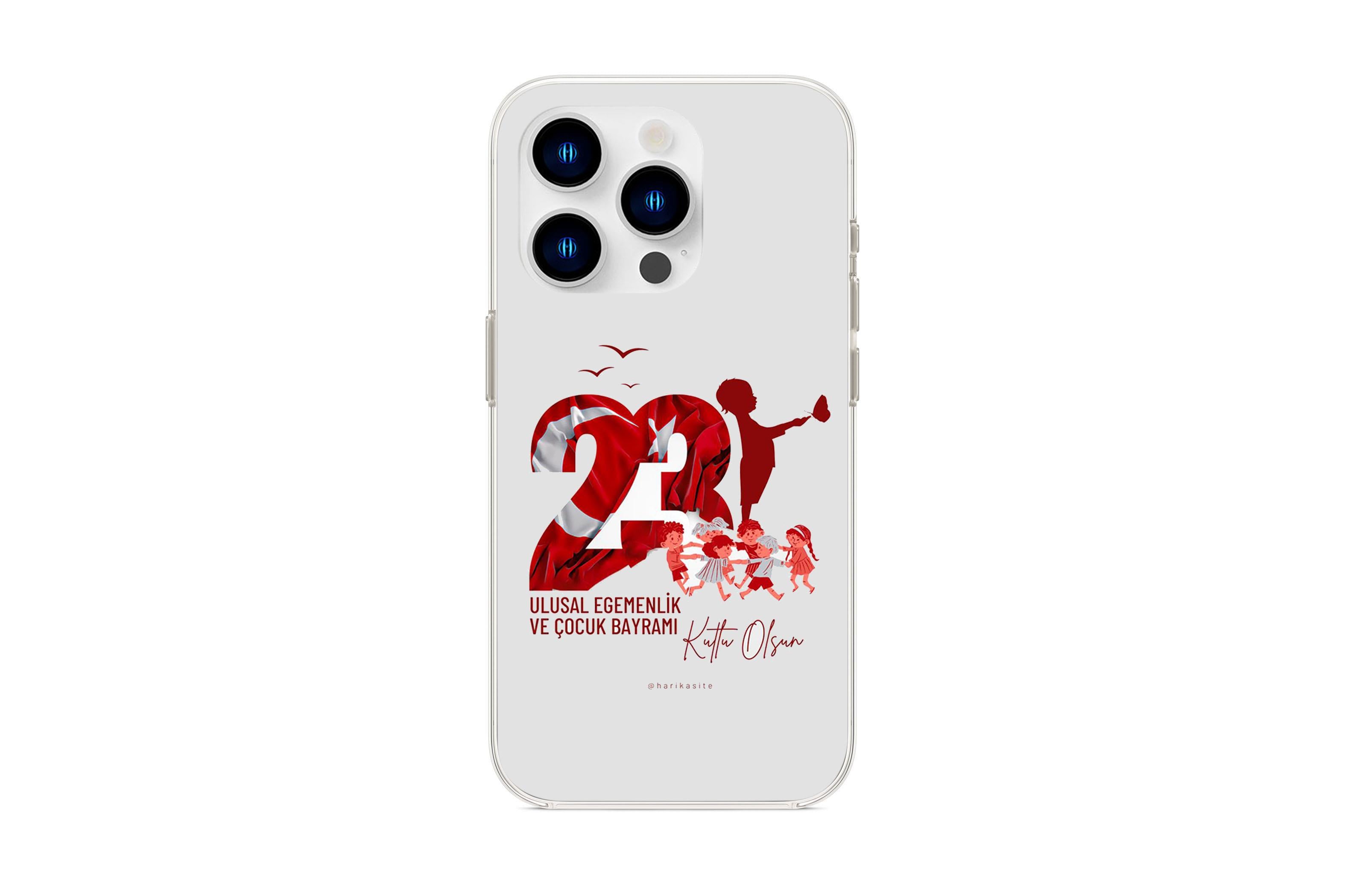 iPHONE ATATÜRK ŞEFFAF BASKI KILIFKılıf&Kılıf