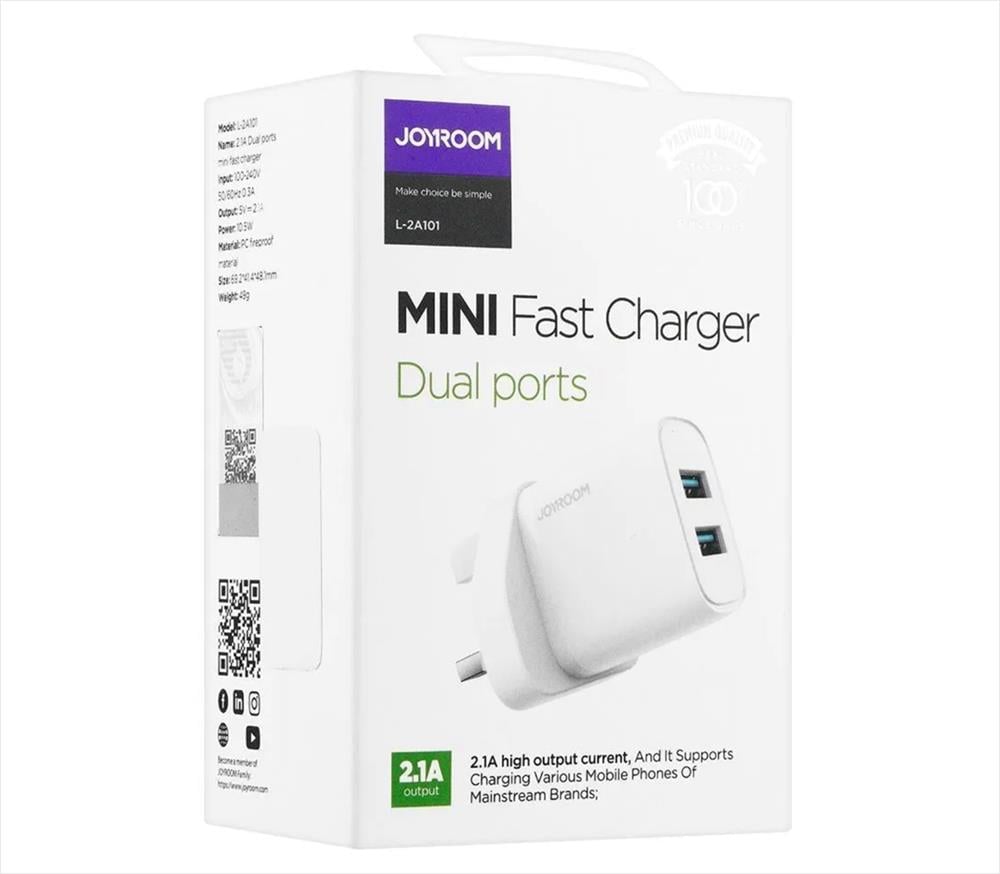 JOYROOM L-2A01 DUAL PORT USB ADAPTÖR