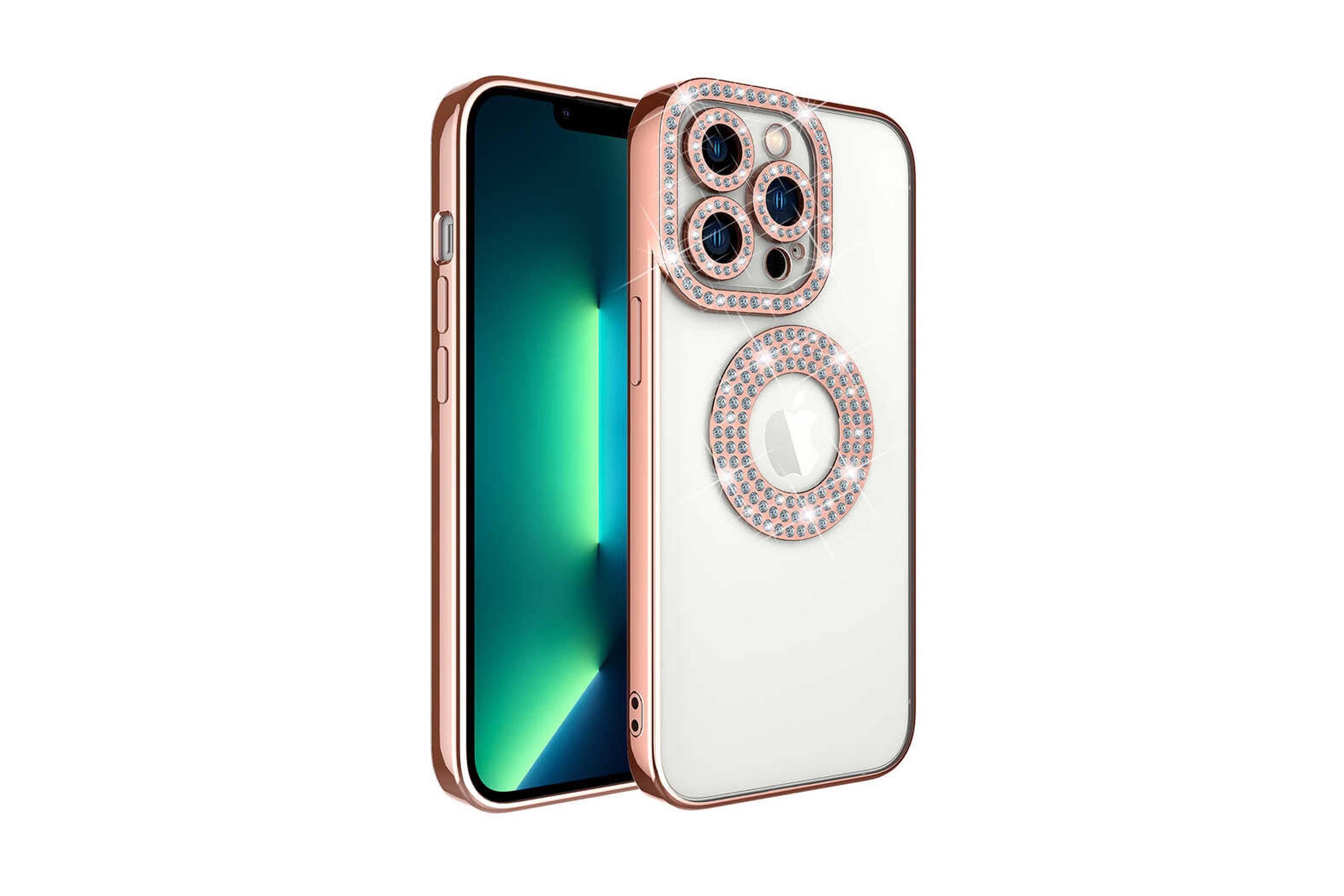 TAŞLI ORTA AÇIK İPHONE 14 PRO KILIF