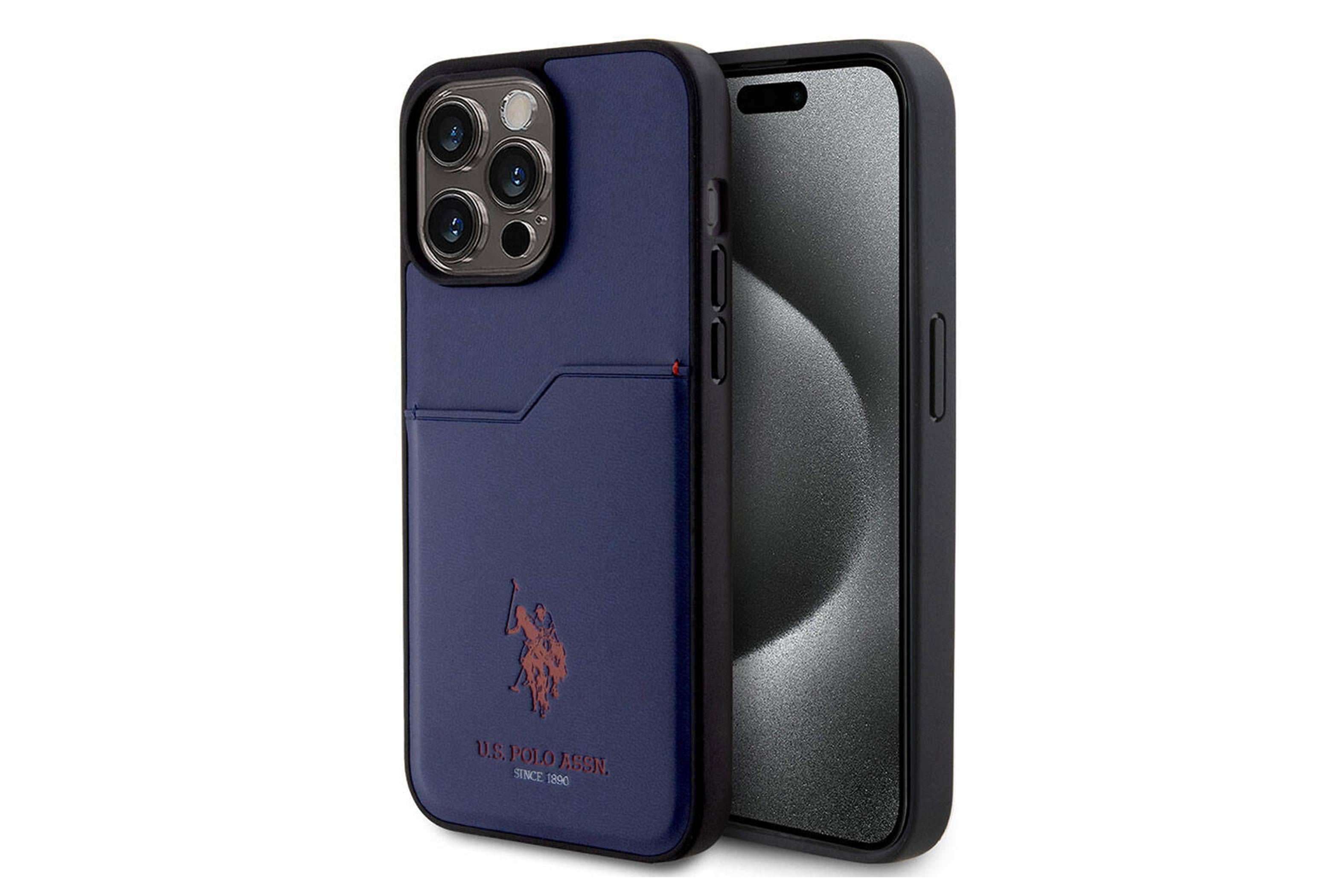 U.S. POLO PU CARDSLOT IPHONE 15 PMAX (DERİ KARTLIKLI) KILIFKılıf&Kılıf