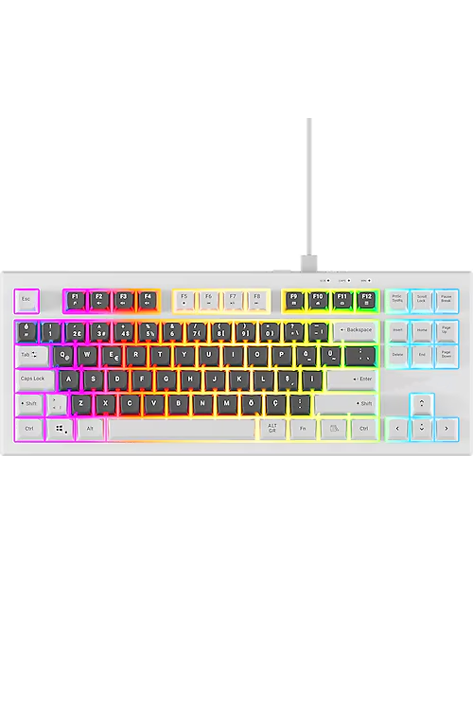 EVEREST SILENT TKL MEMB GAMING KEYBOARDKılıf&Kılıf