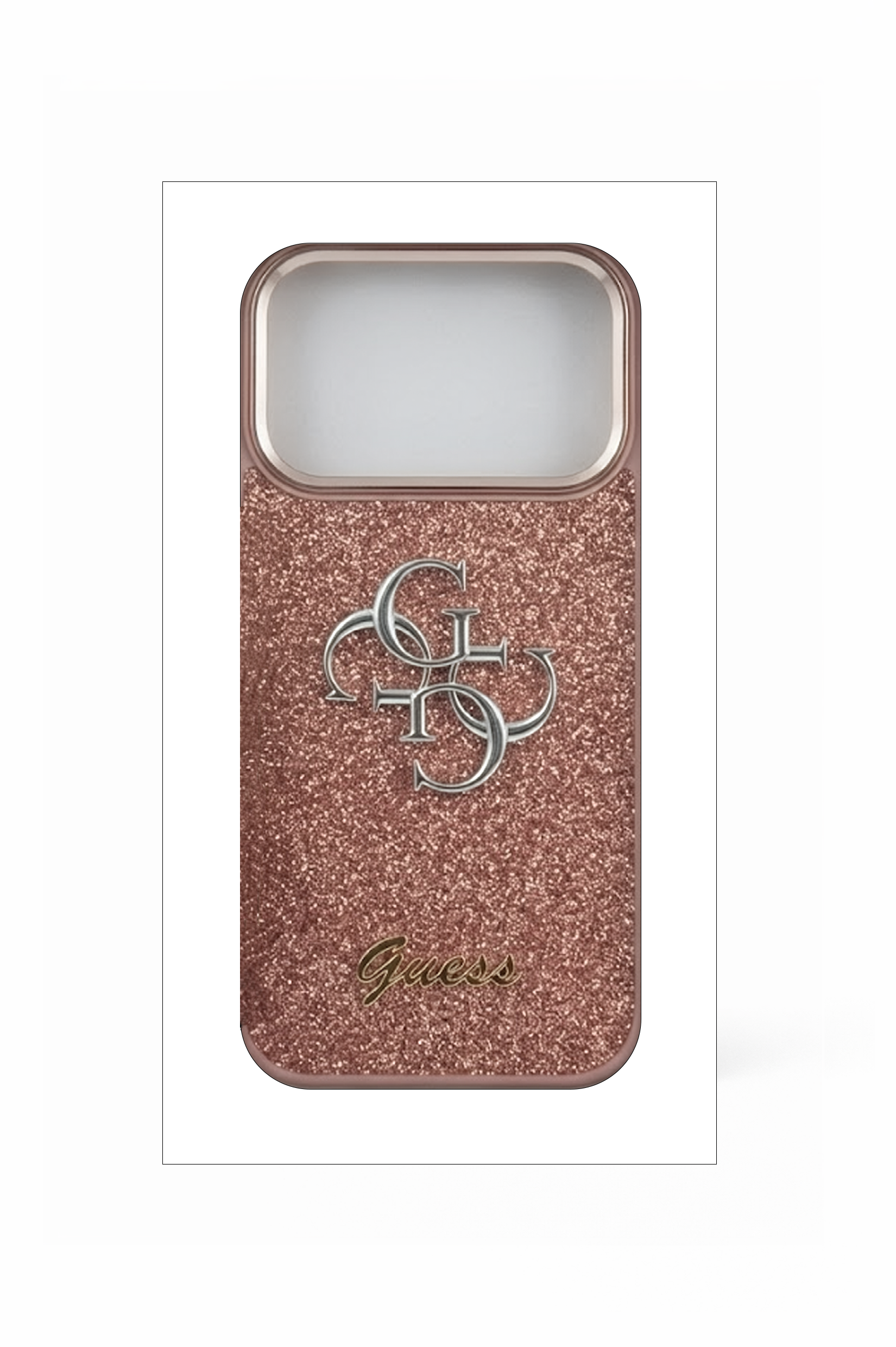 GUESS Glitter Logo iPhone 17 Pro KılıfKılıf&Kılıf
