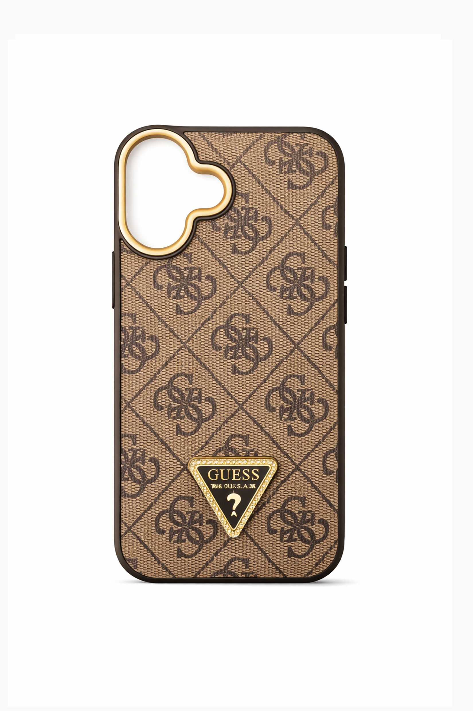 GUESS Monogram Triangle Logo MagSafe iPhone 17 KılıfKılıf&Kılıf