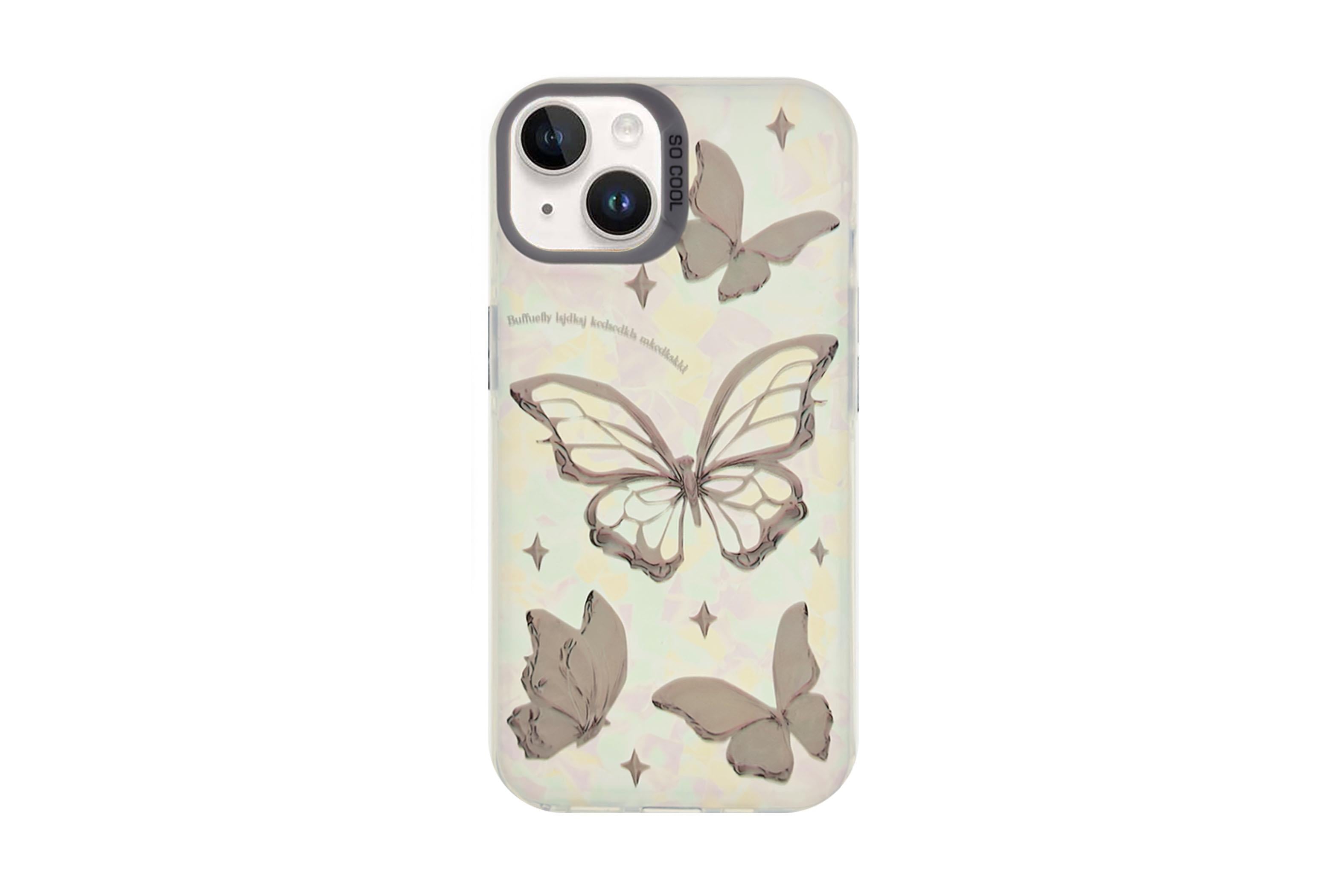HOLOGRAM BUTTERFLY IPHONE 14 KILIFKılıf&Kılıf