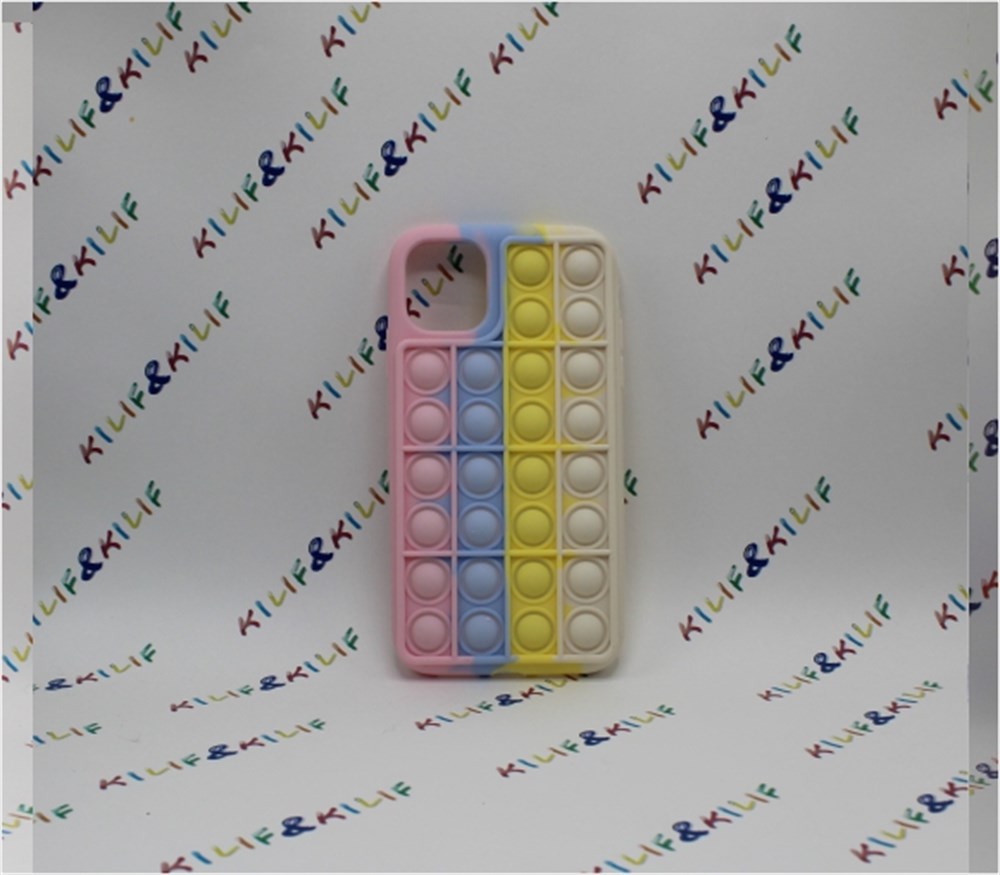Iphone 11 Pop It Renkli Silikon Kılıf