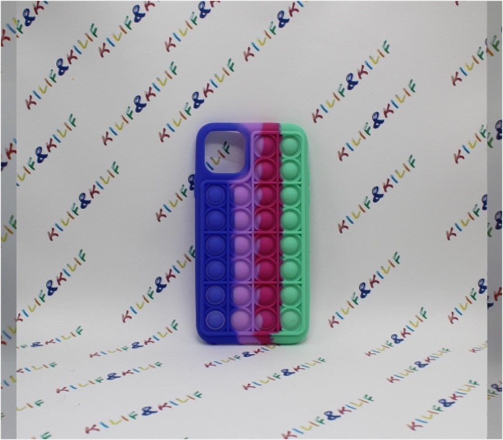 Iphone 11 Pro Max Pop It Renkli Silikon Kılıf