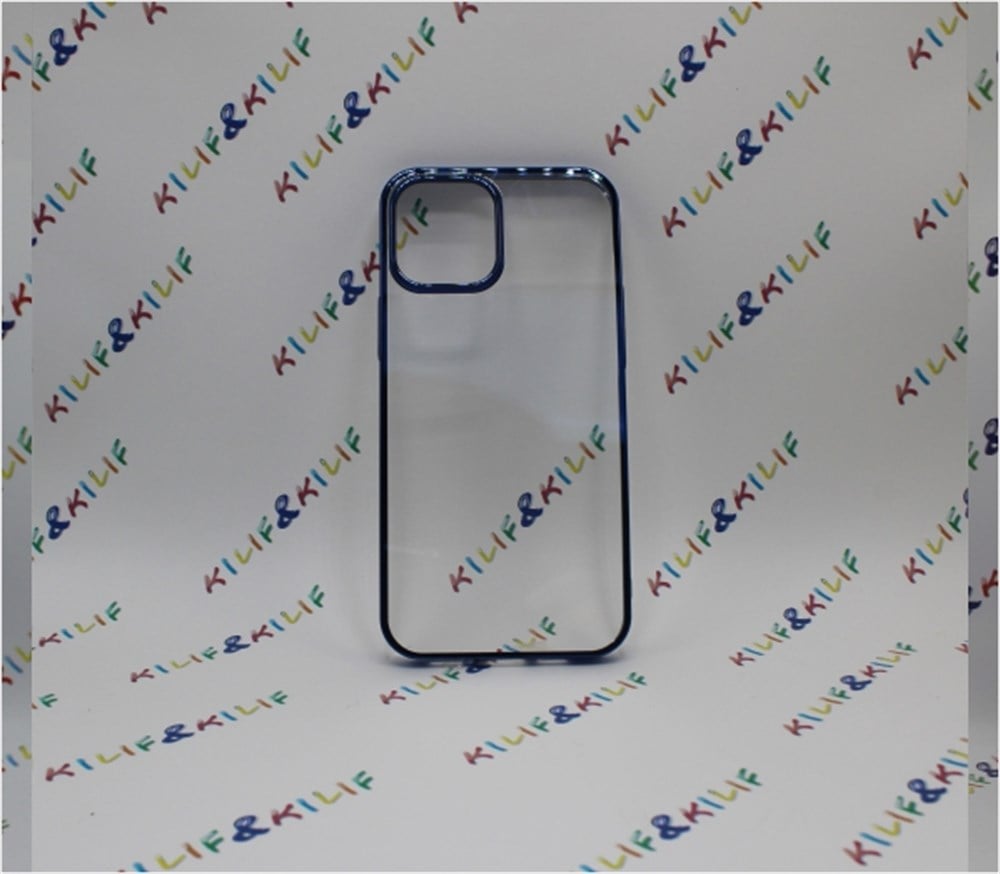 Iphone 12 Pro Max Kenarları Renkli Şeffaf Kılıf