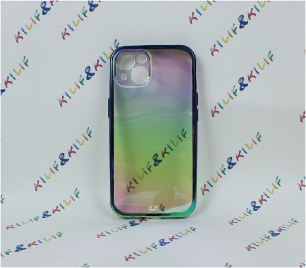 Iphone 13 Luxe Rainbow Silikon Kılıf