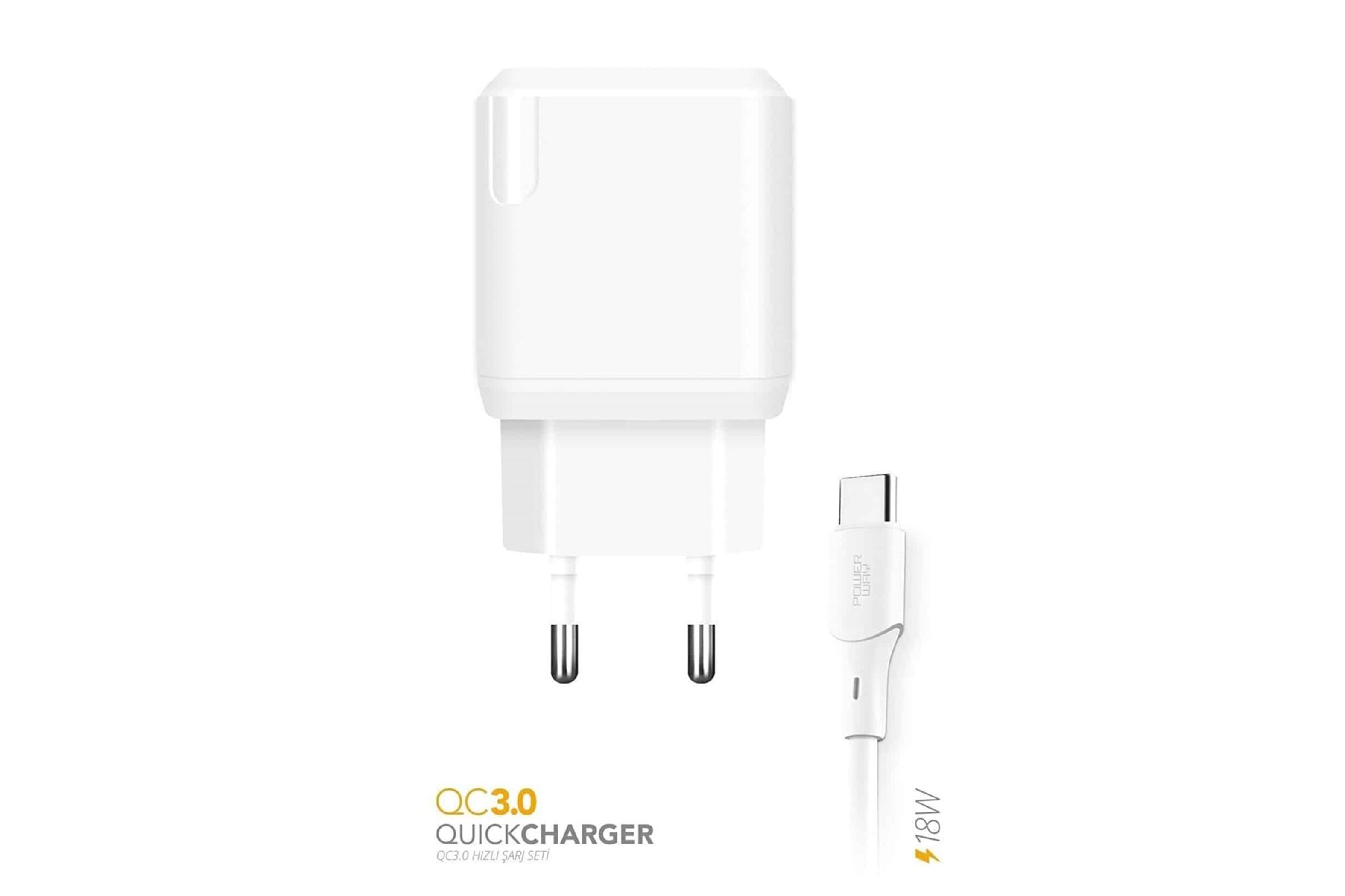 MAXRON 18W USB TO USB-C ŞARJ SETİKılıf&Kılıf