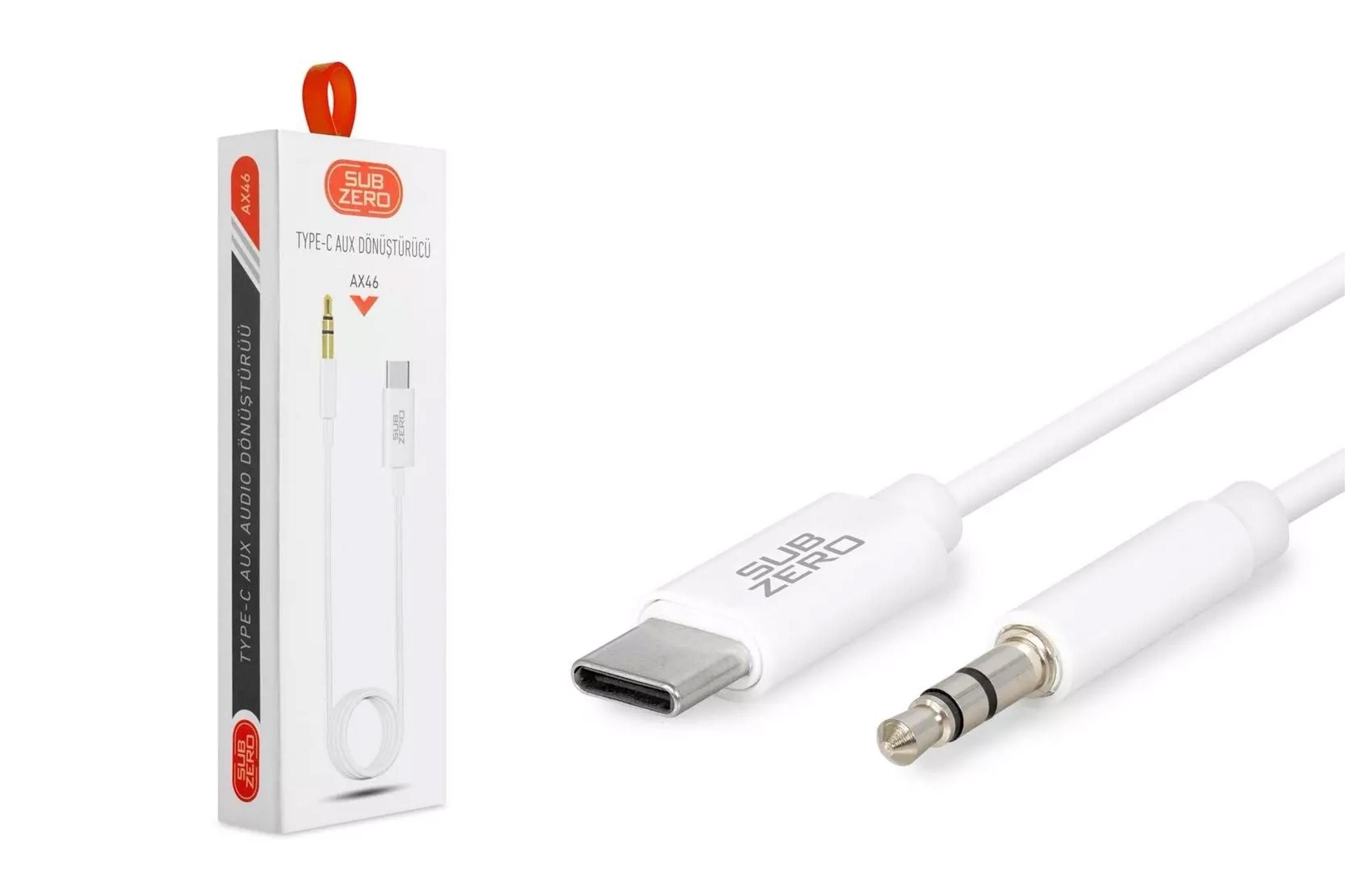 SUB-ZERO AX46 TYPE-C AUX CABLEKılıf&Kılıf