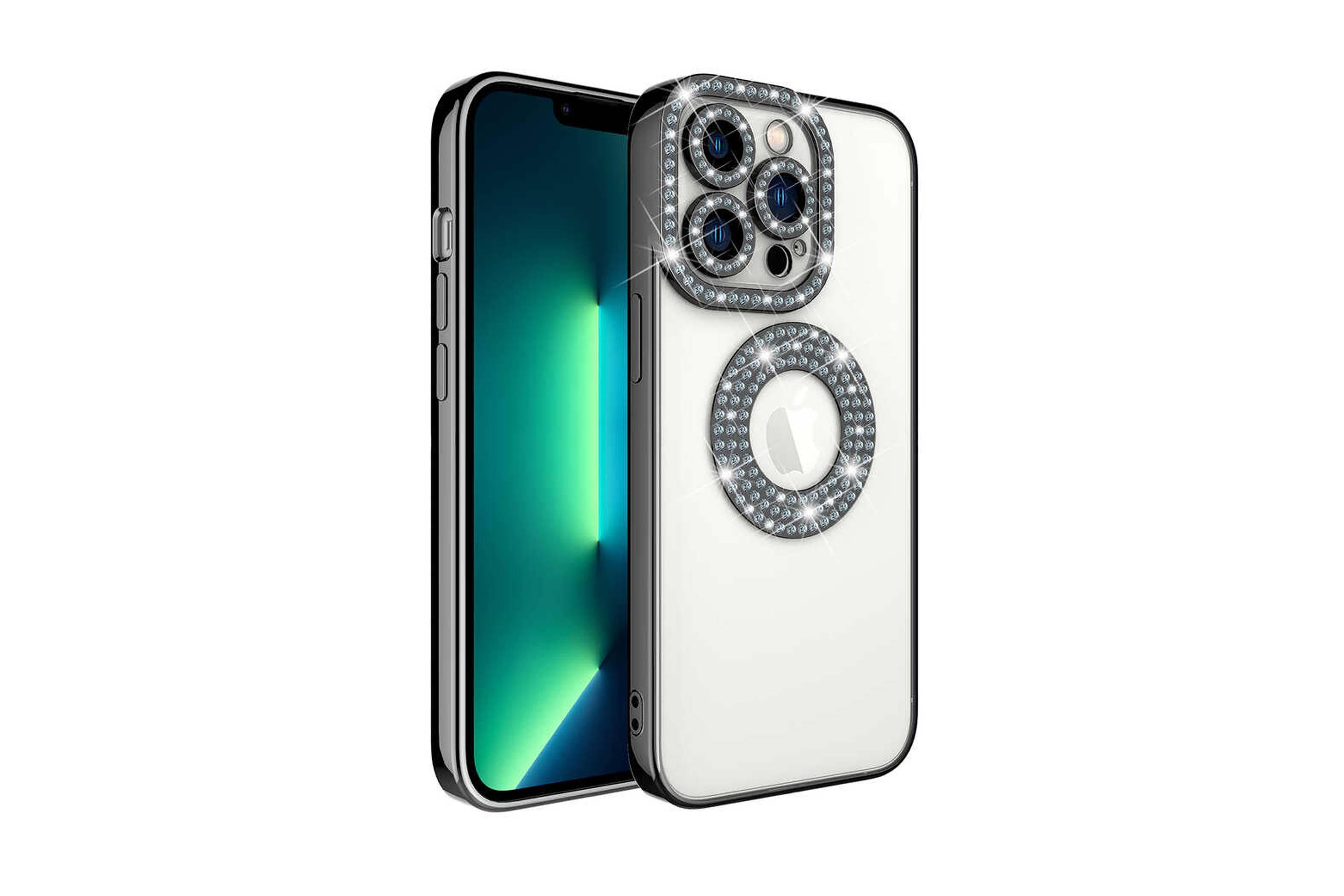 TAŞLI ORTA AÇIK İPHONE 14 PRO KILIF