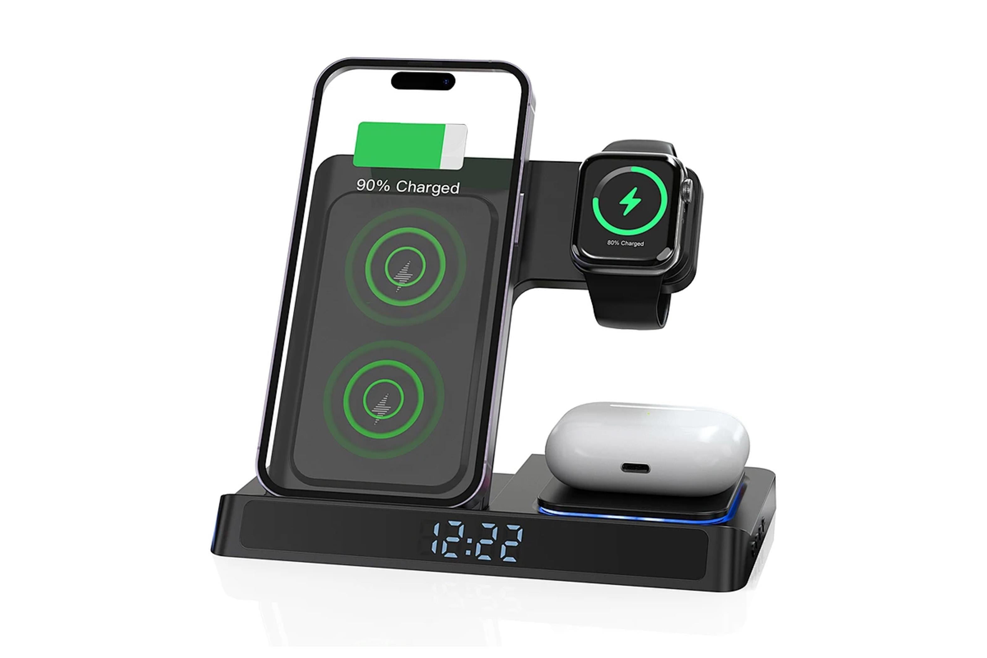 WIWU POWER AIR 5 IN 1 W-LESS CHARGERKılıf&Kılıf