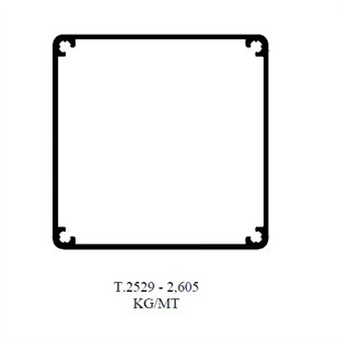 T.2529 Tema Veranda 110'Luk Ayak Profili 