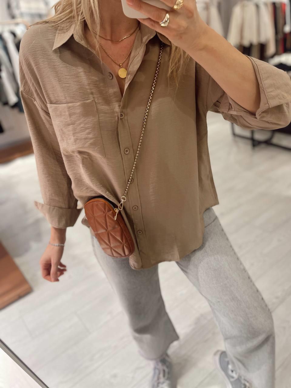 Bej Orj Marka Gömlek