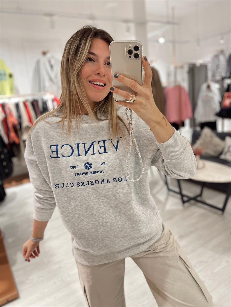 Gri Venice Sweat
