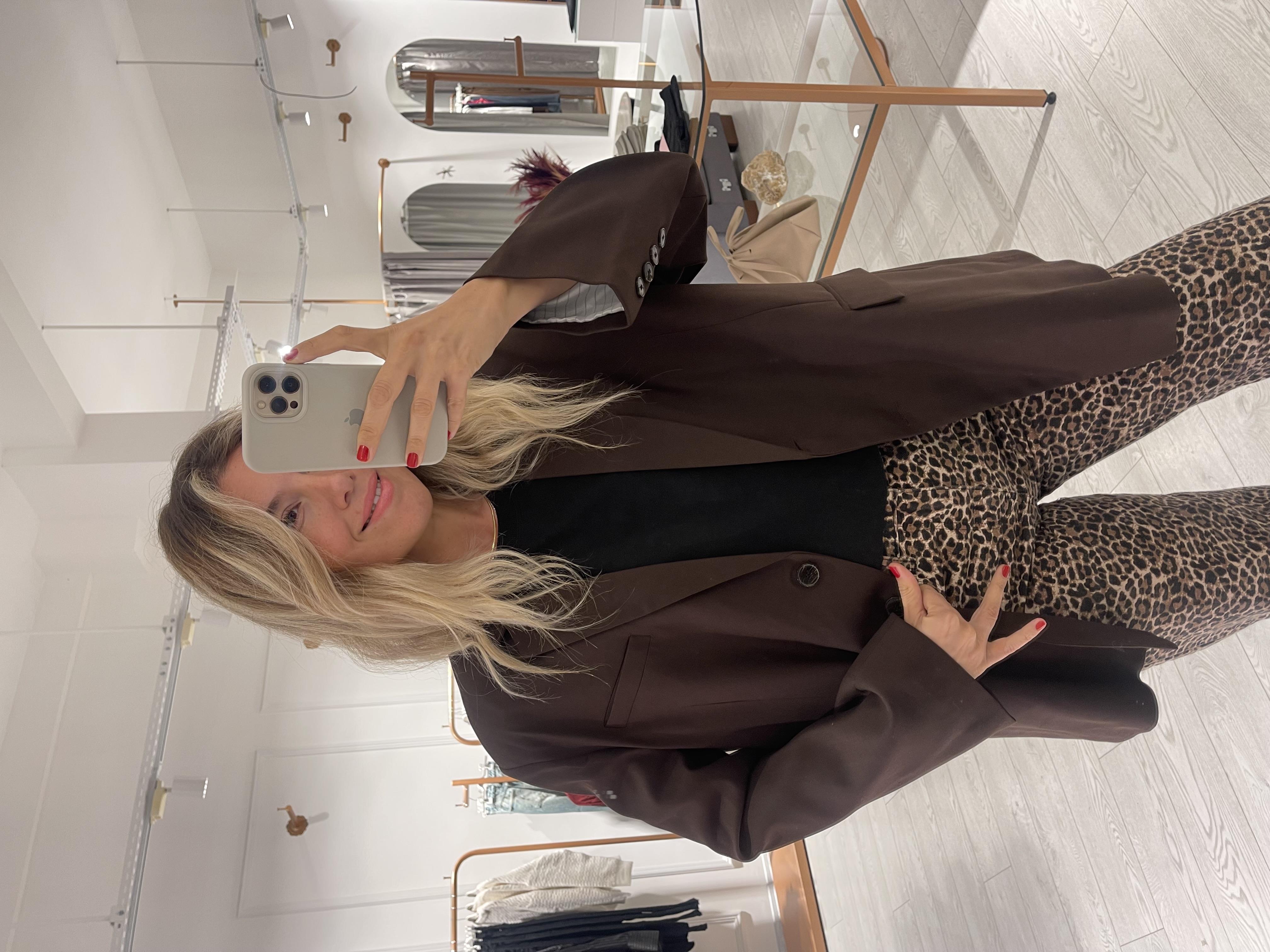 Kahve Premium Seri Oversize Blazer