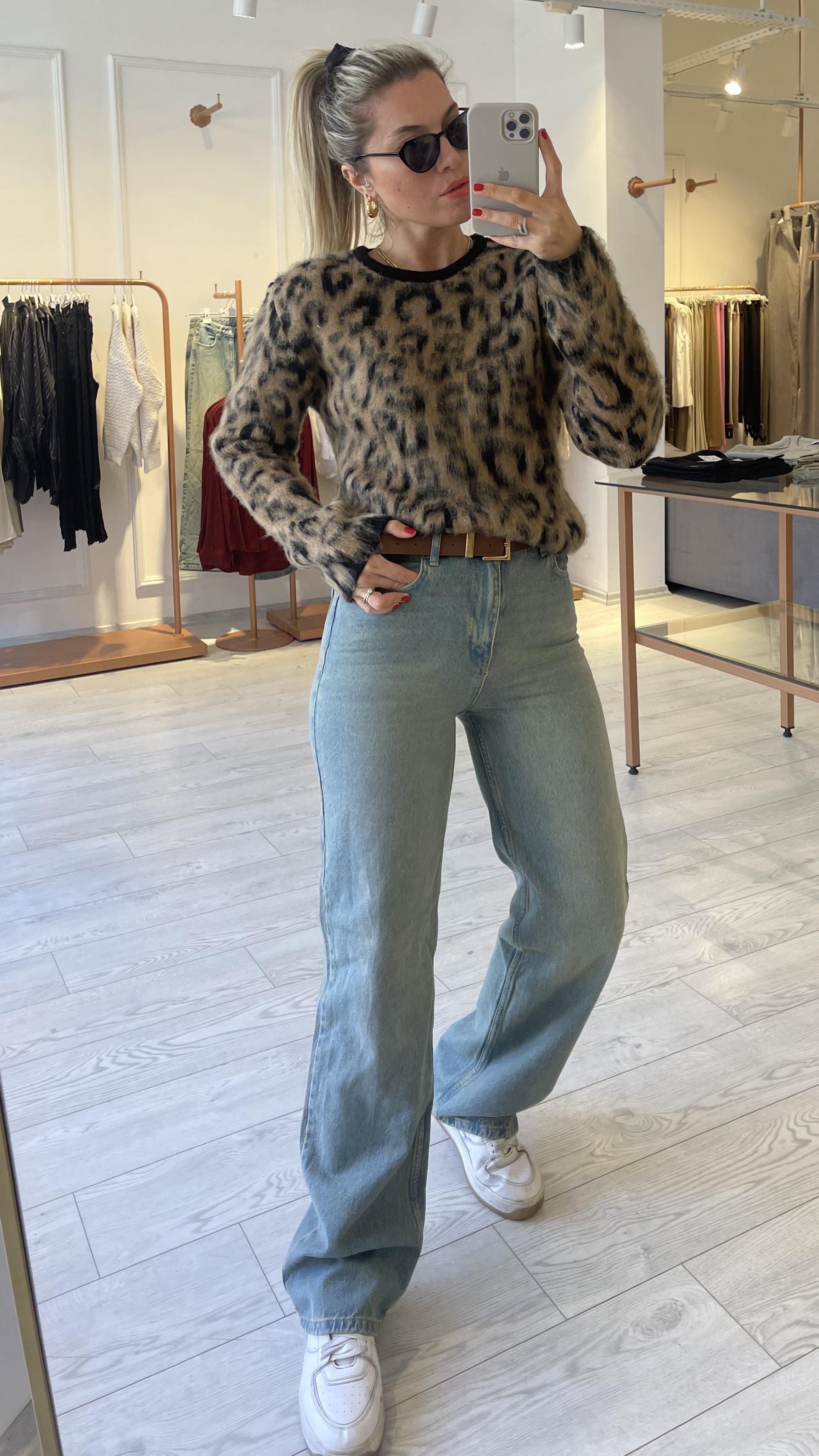 Orj.Marka Yıkamalı Straight Jean