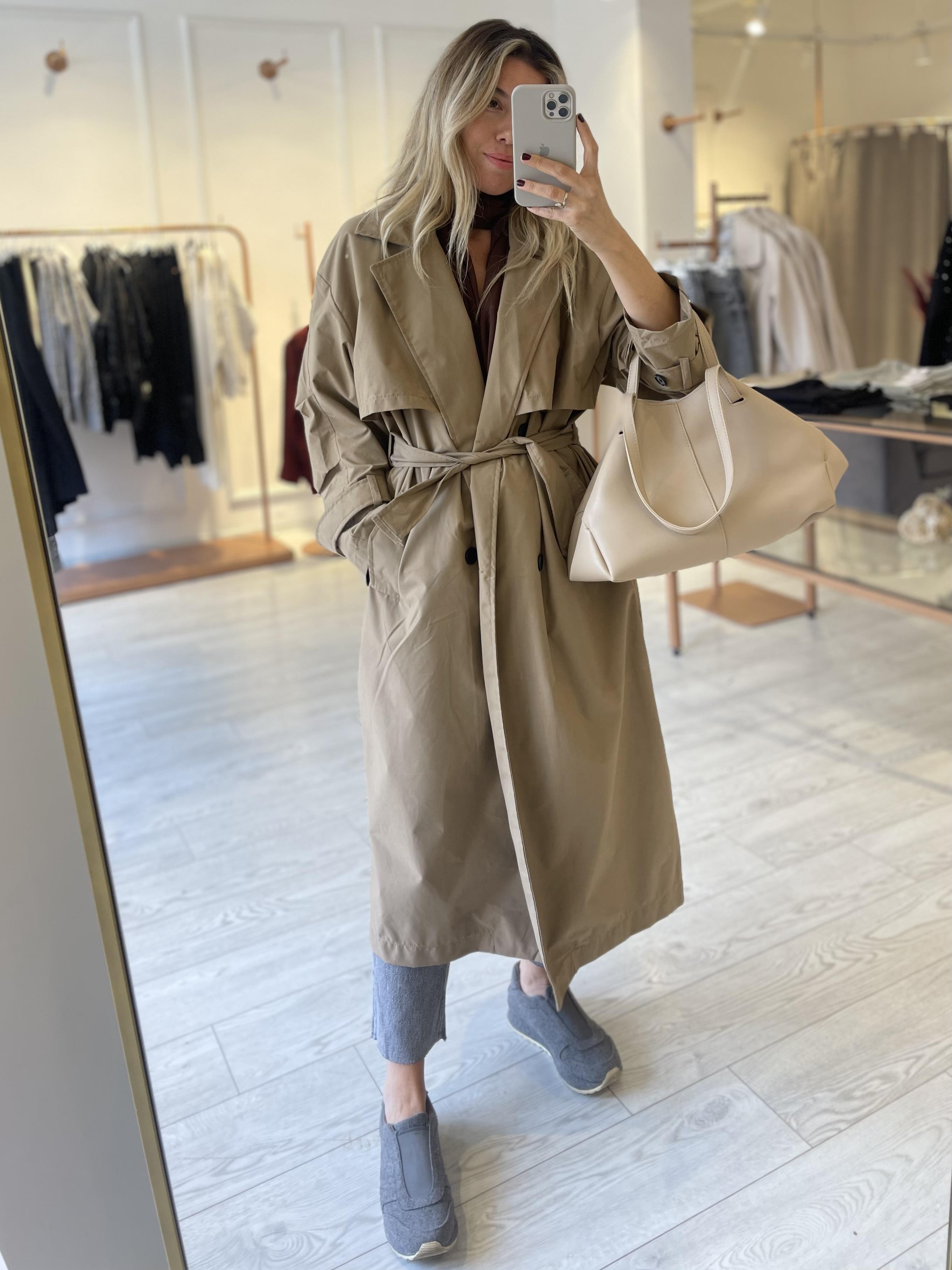 Sütlü Kahve Premium Trençkot