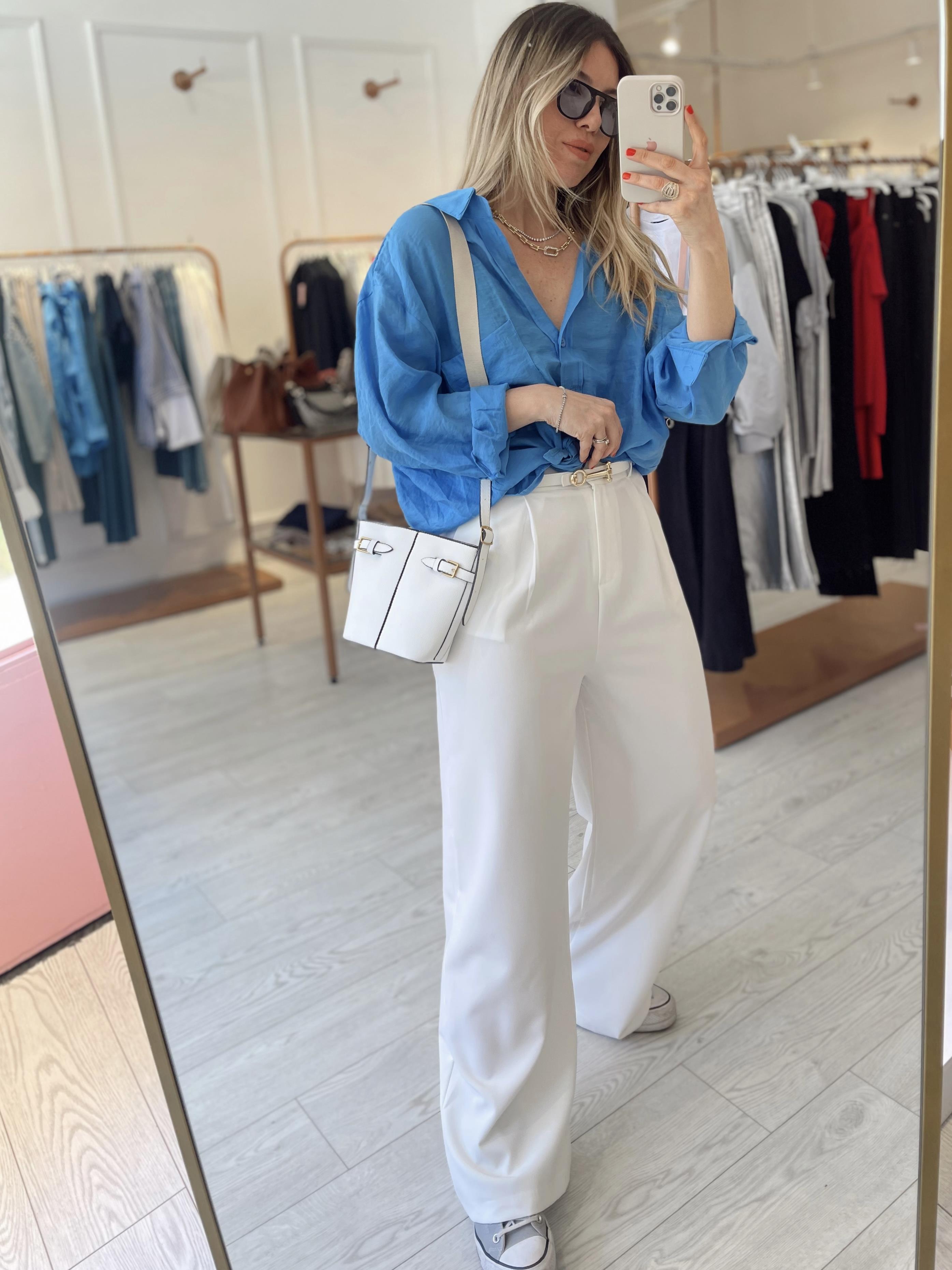 Beyaz Pensli Palazzo