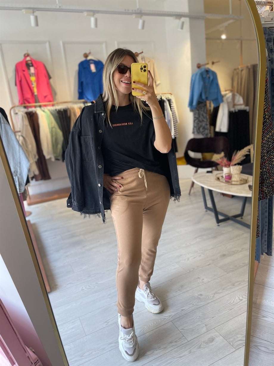 Camel 3 iplik Eşofman Altı