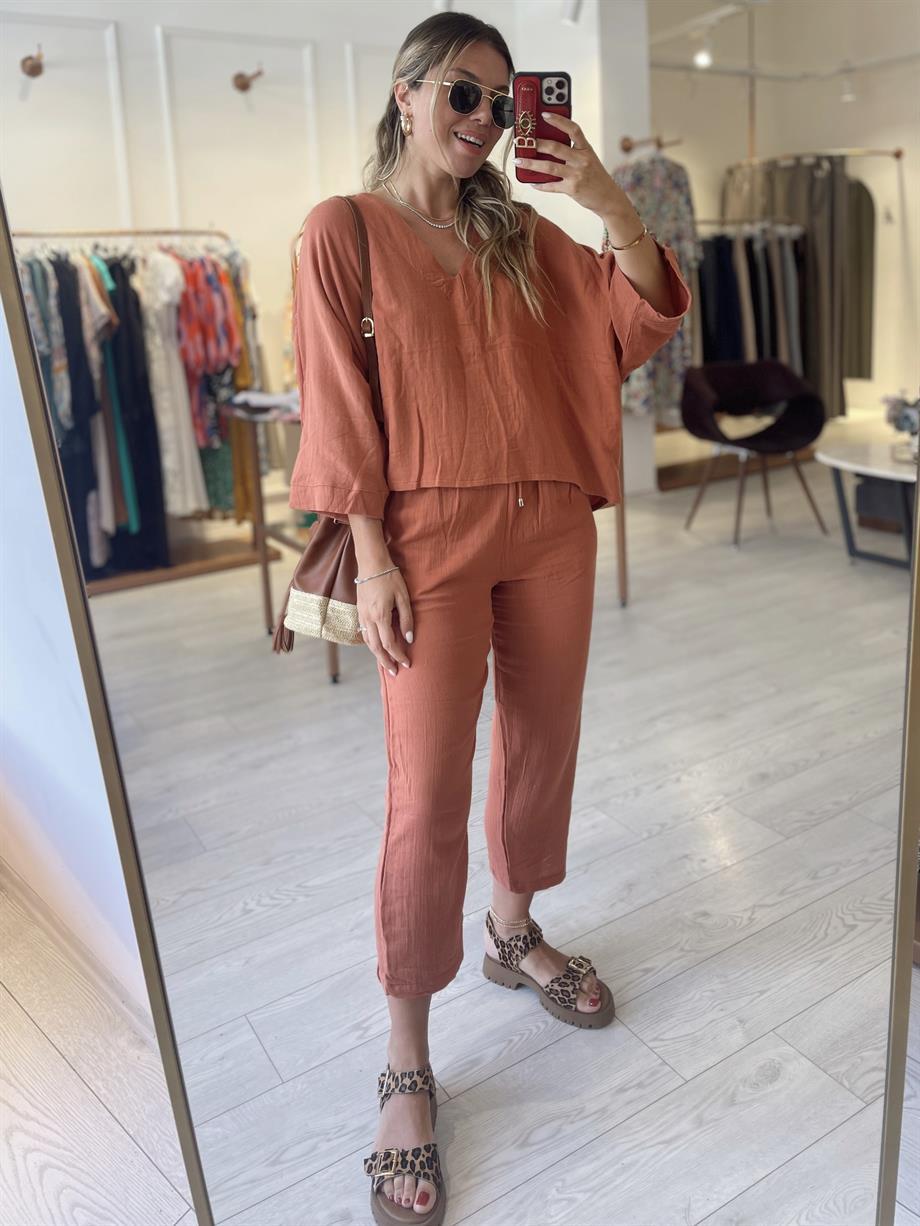 Kiremit Müslin Takım  