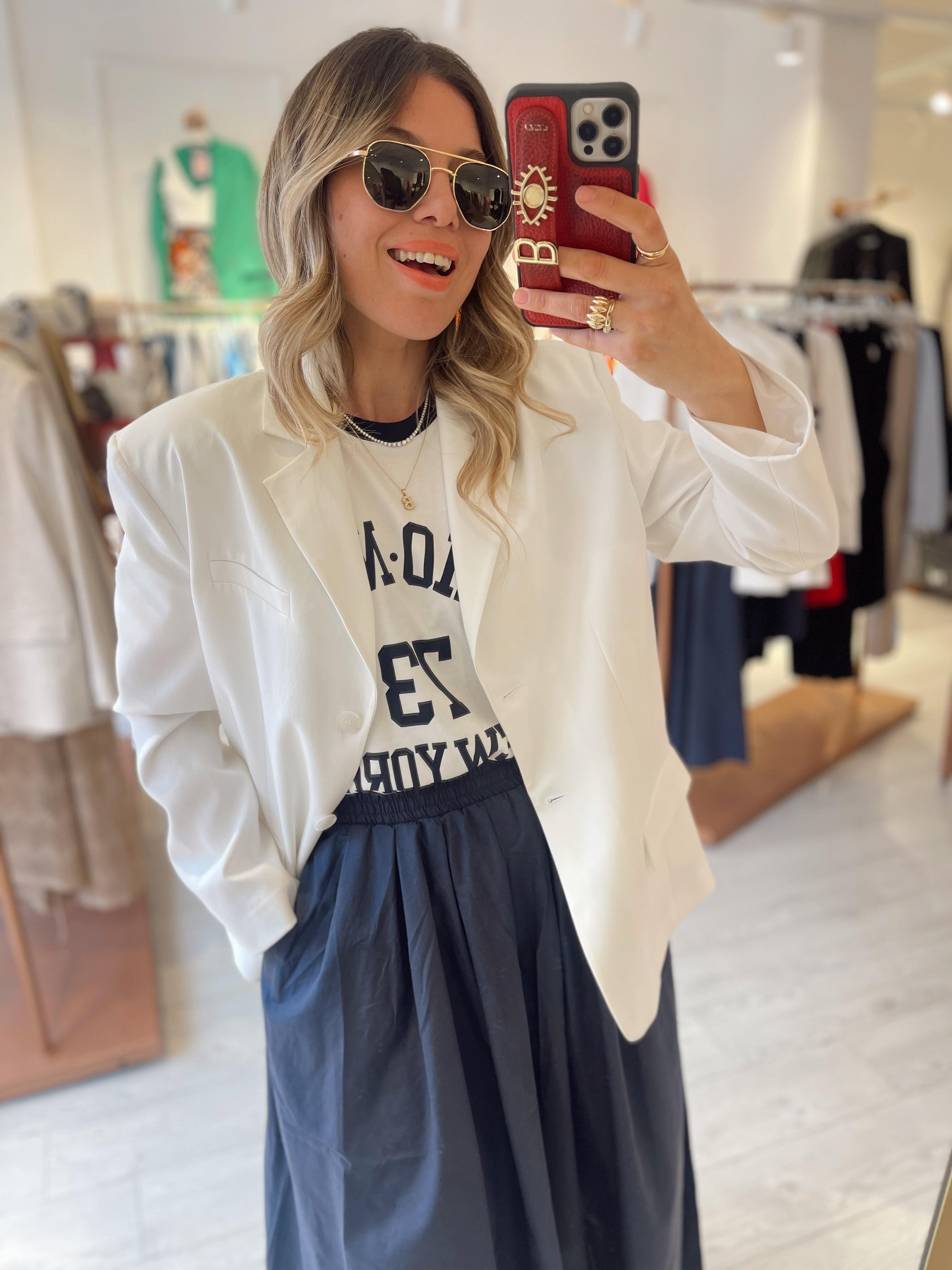 Lacivert Maxi Boy Cepli Poplin Etek · 4