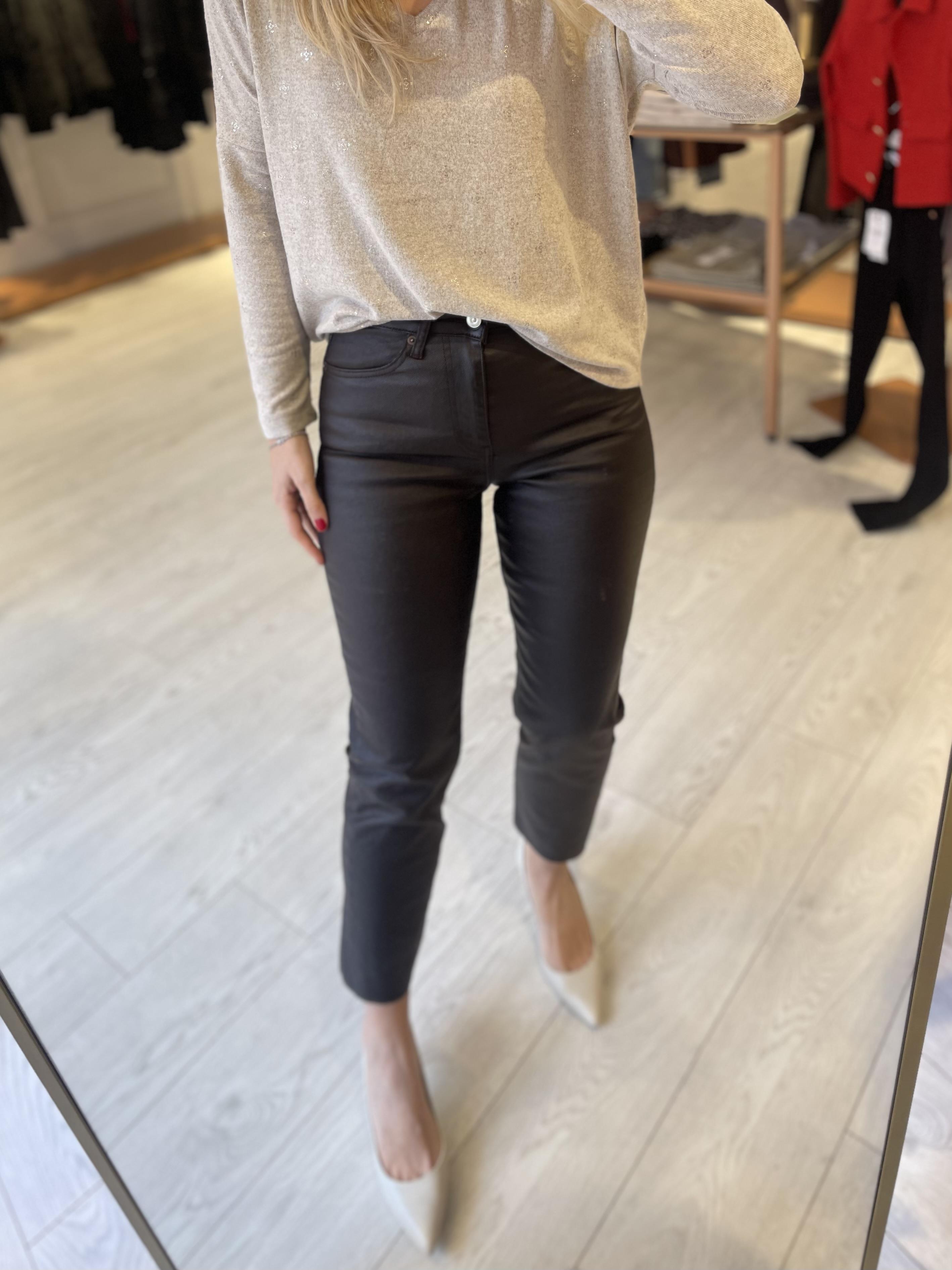 Molly Acı Kahve Kaplama Mumlu Jean · 4