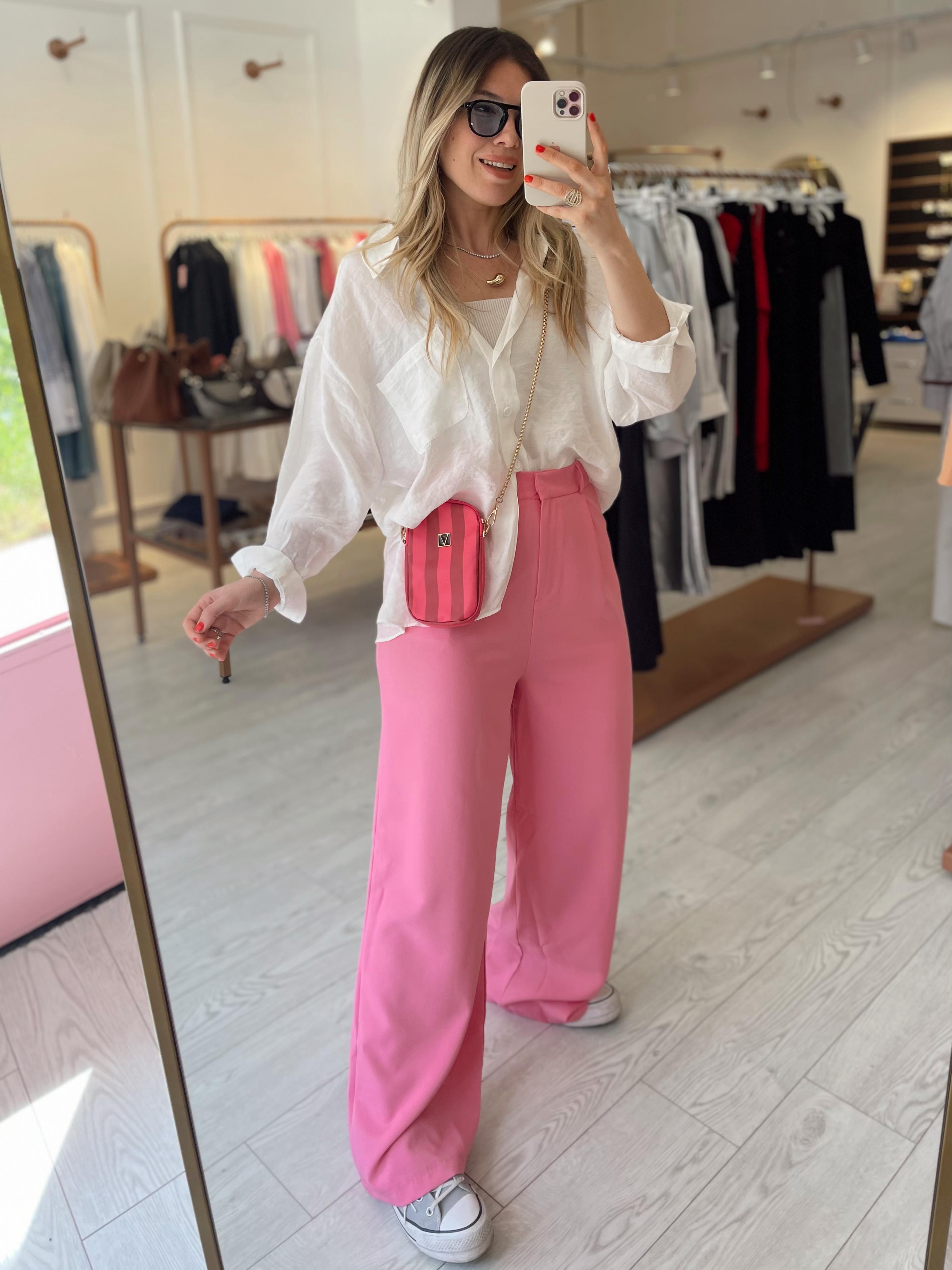 Pembe Pensli Palazzo