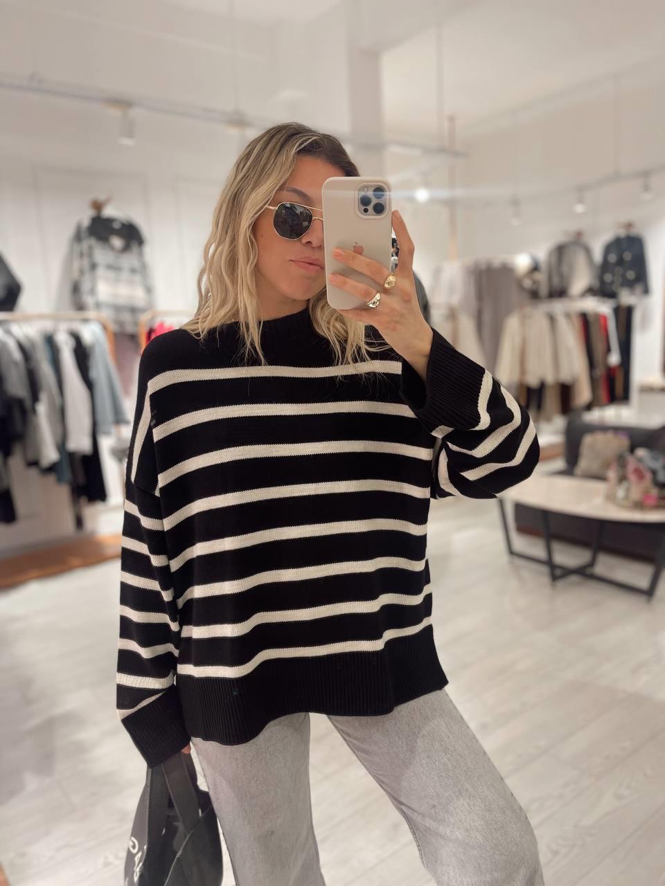 Siyah Çizgili Orj. Marka Salaş Kazak