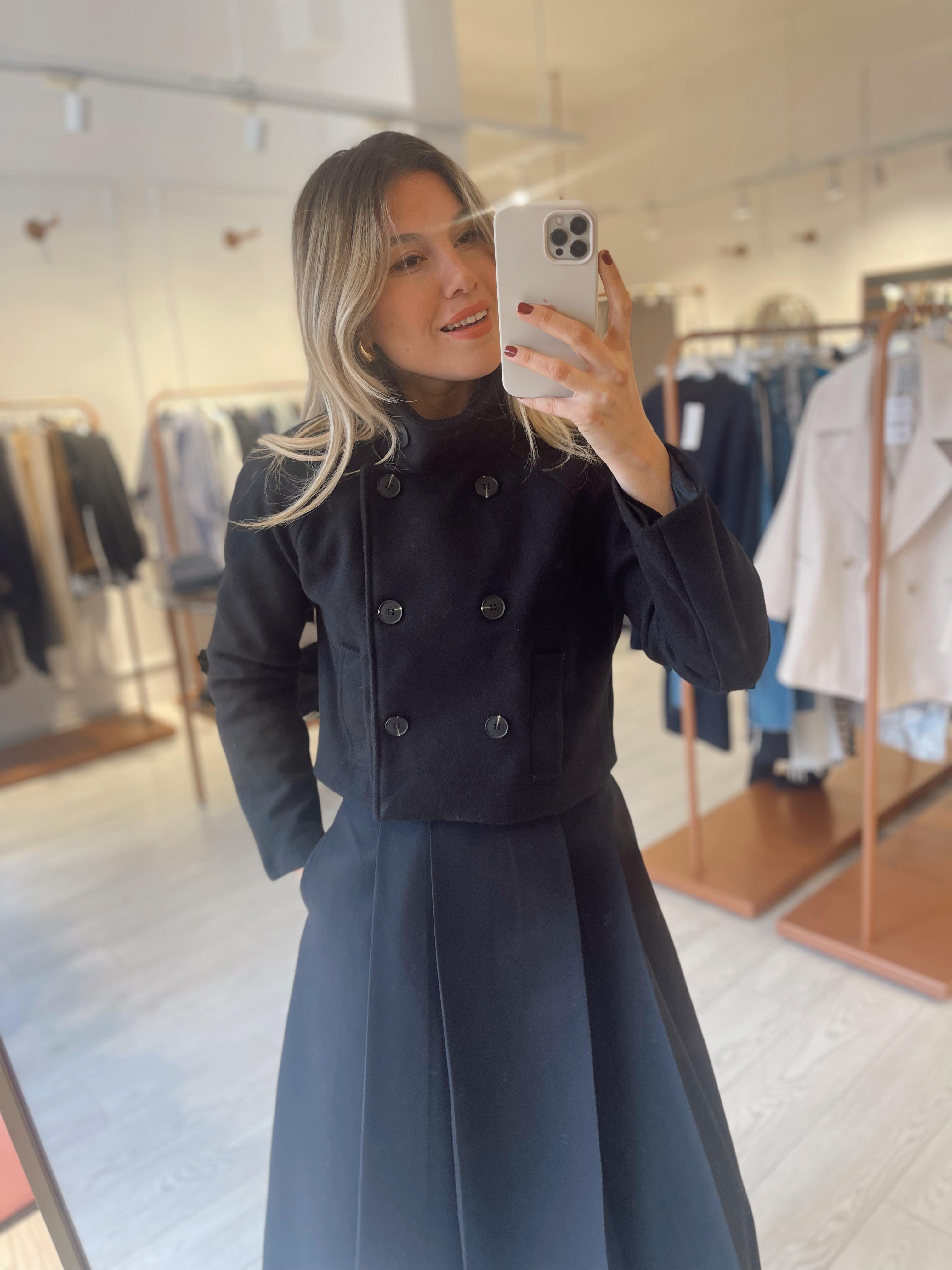 Siyah Kloş Pileli Midi Etek · 8