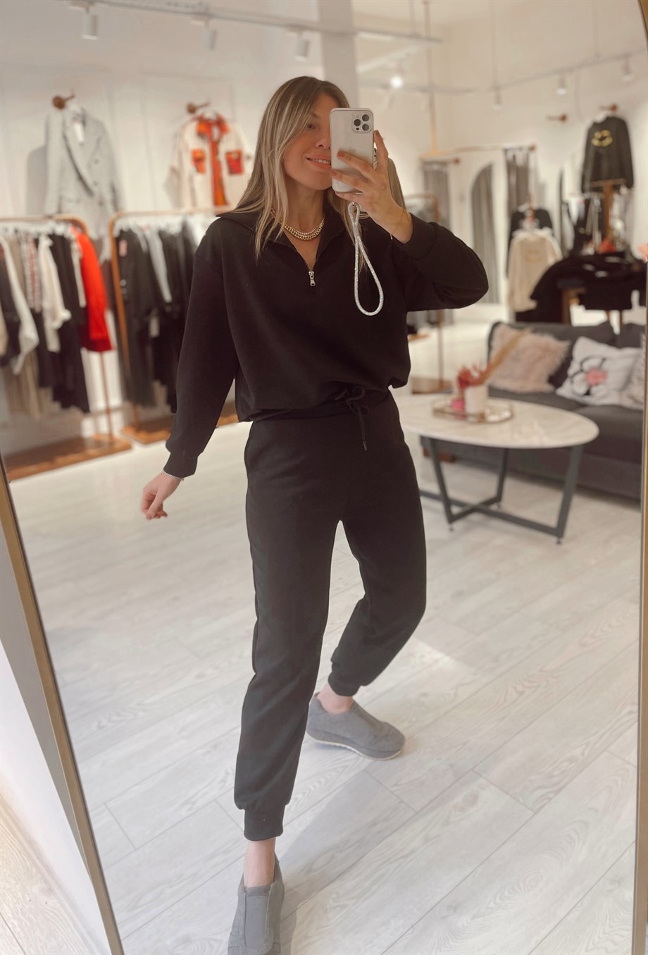 Siyah Oysho Kumaş Takım