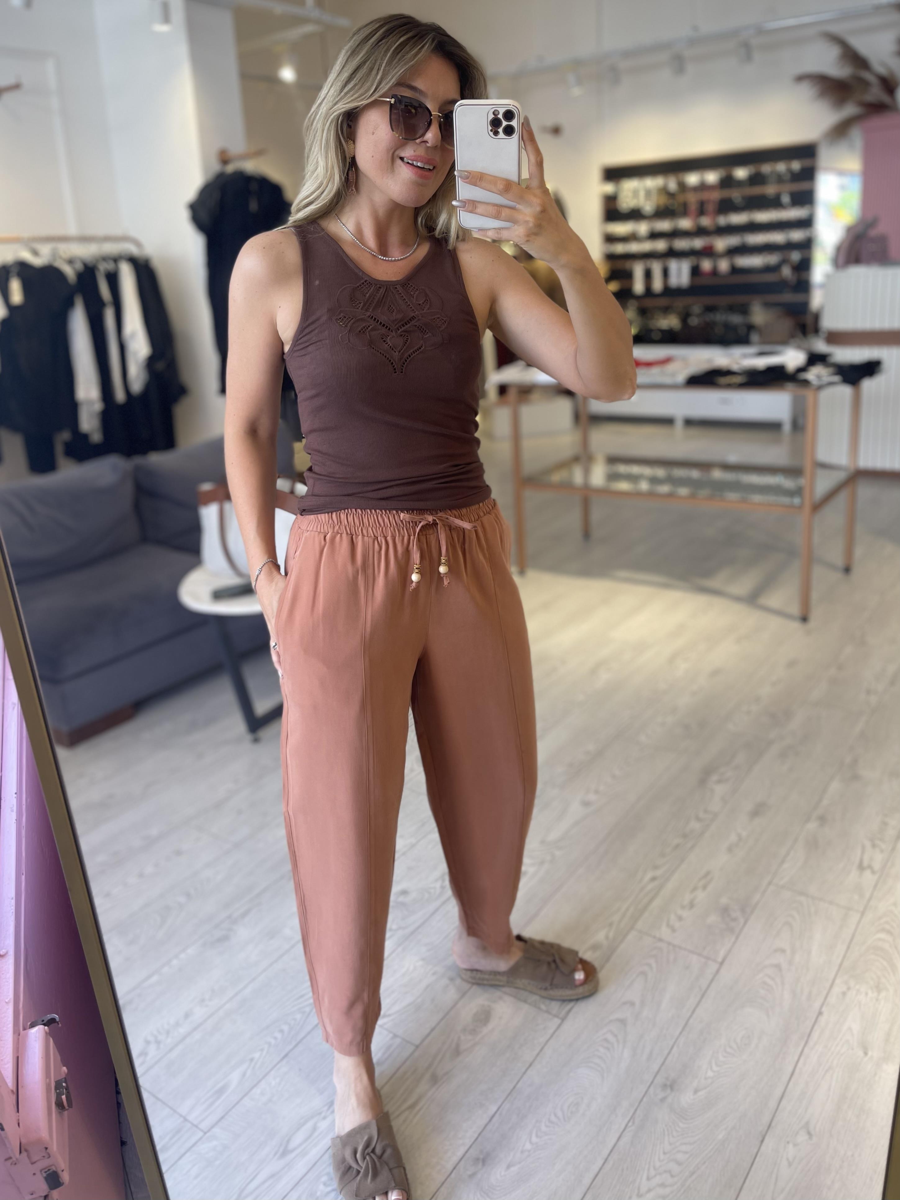 Somon Modal Tensel Havuç Pantolon