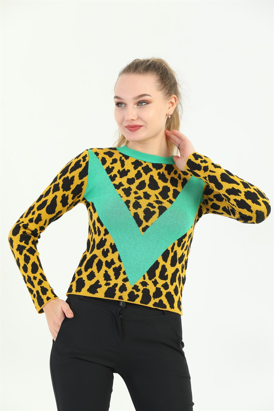 Yeşil Leopar Kazak