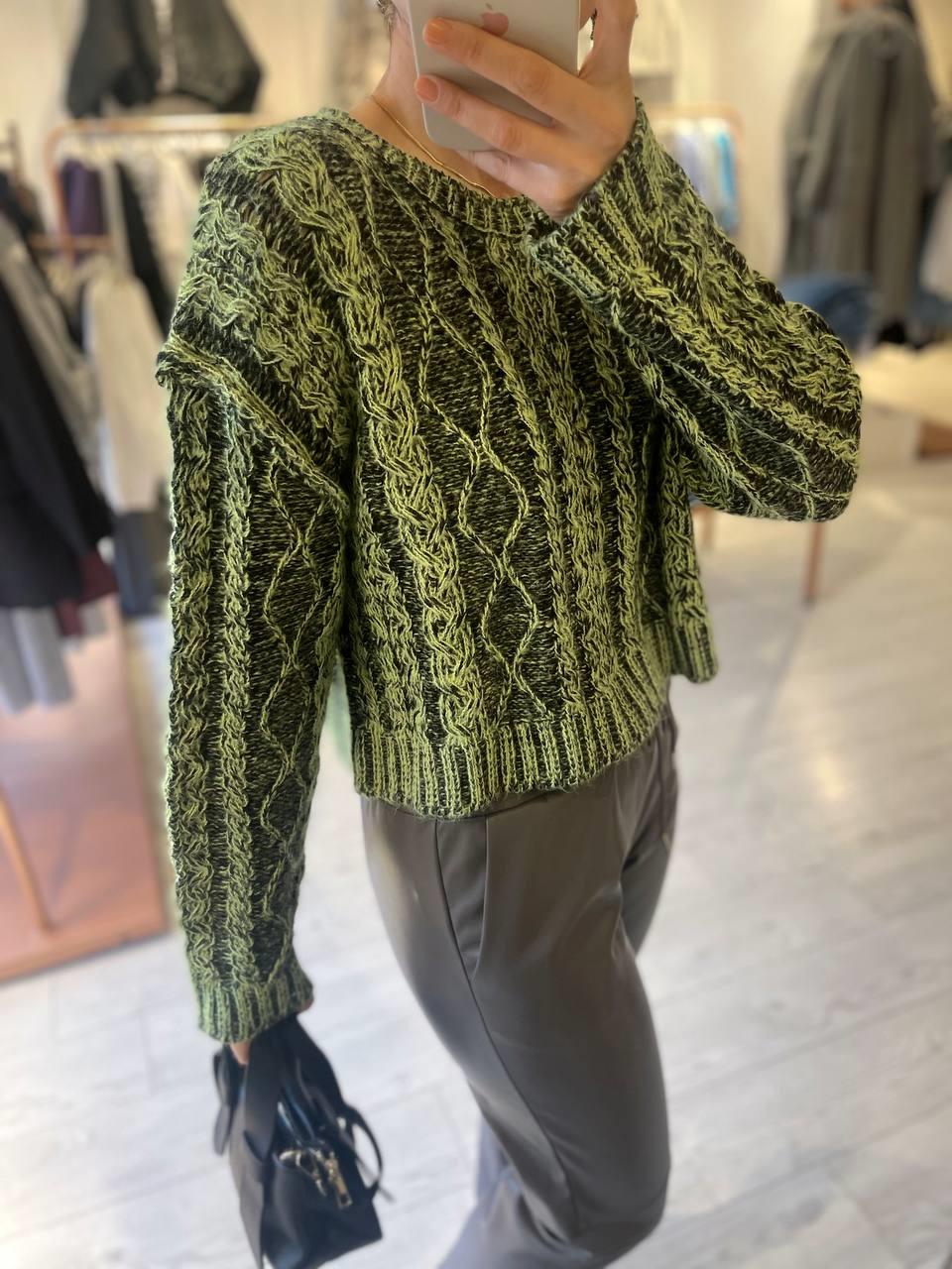 Yeşil Orj. Marka Bisiklet Yaka Kazak