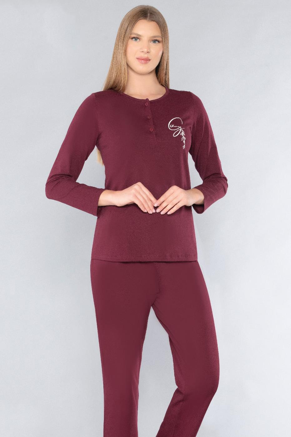 UZUN KOL PİJAMA TAKIMI ALPERİ 79-113