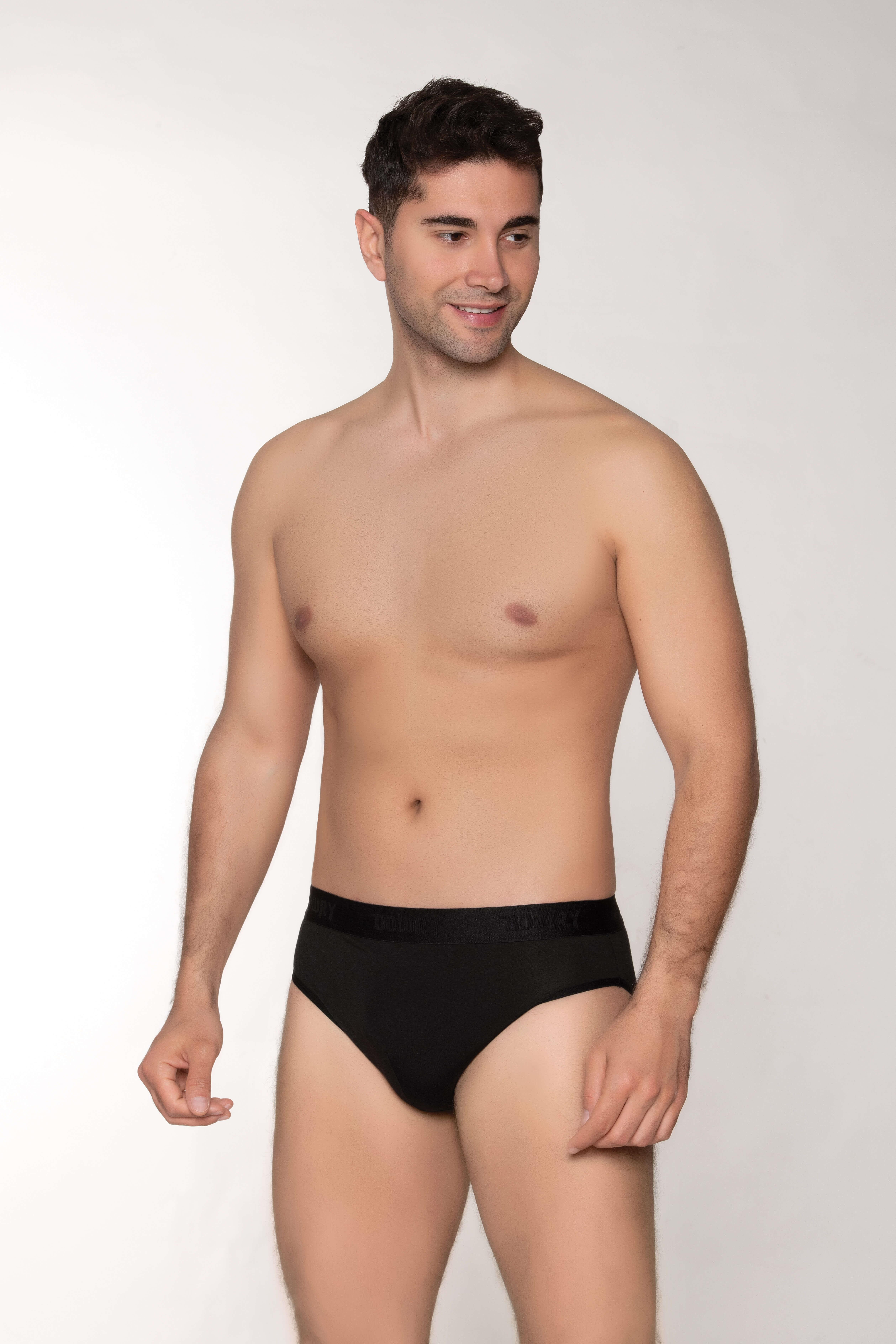 ERKEK MODAL SLİP LOGO LASTİKLİ SİYAH
