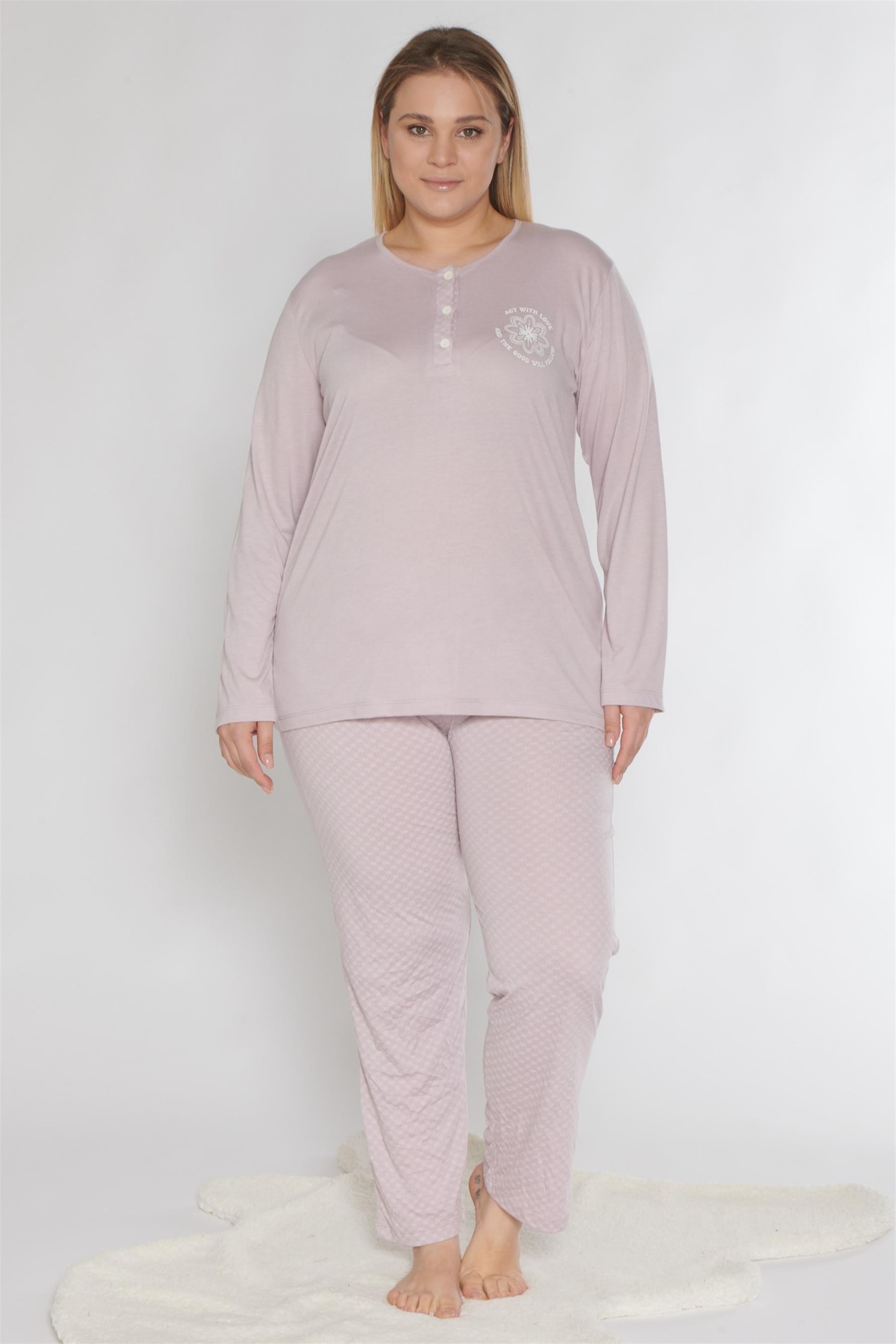 ALPERİ BATTAL UZUN KOL PİJAMA TAKIMI B790-38