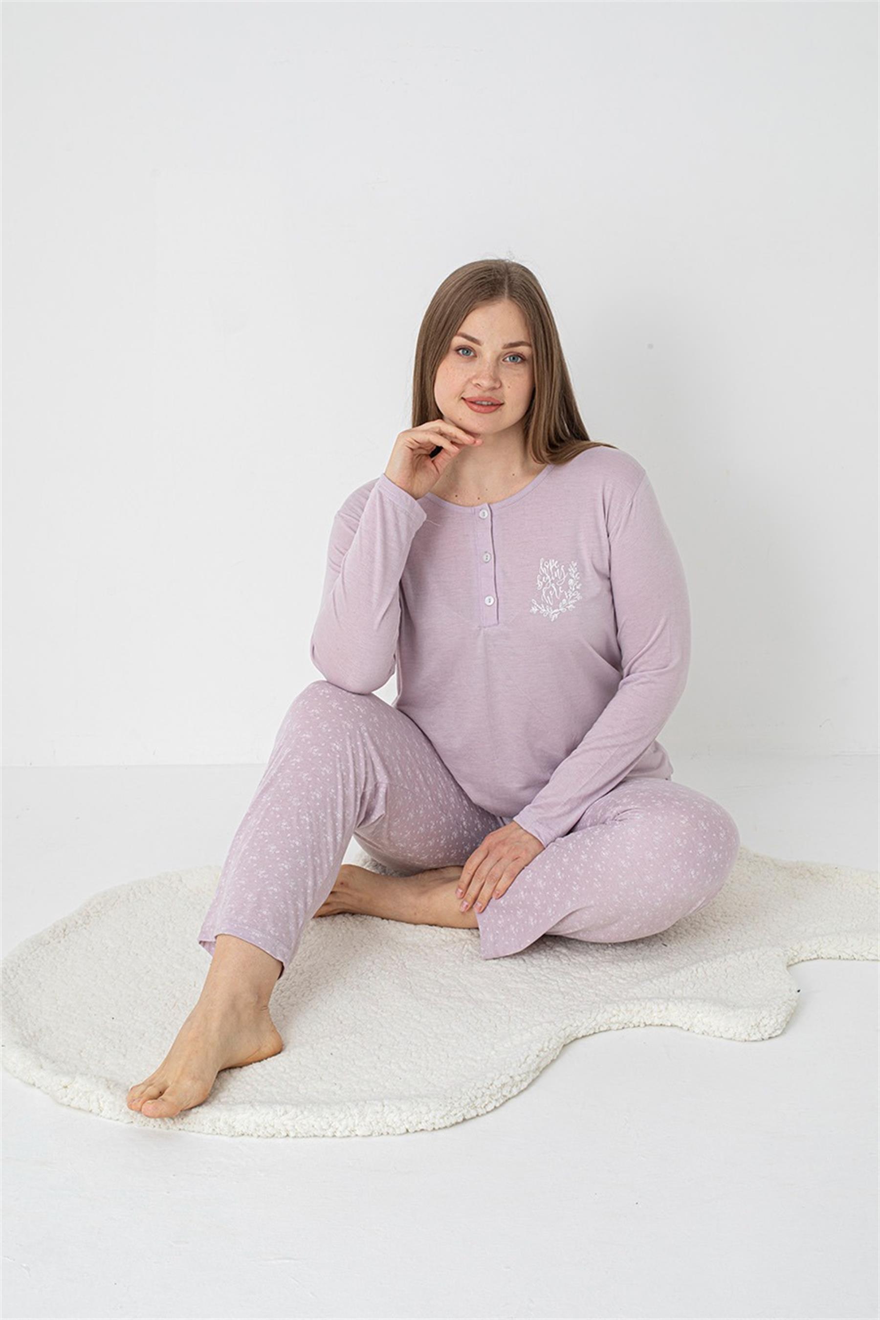 ALPERİ BATTAL UZUN KOL PİJAMA TAKIMI B790-36