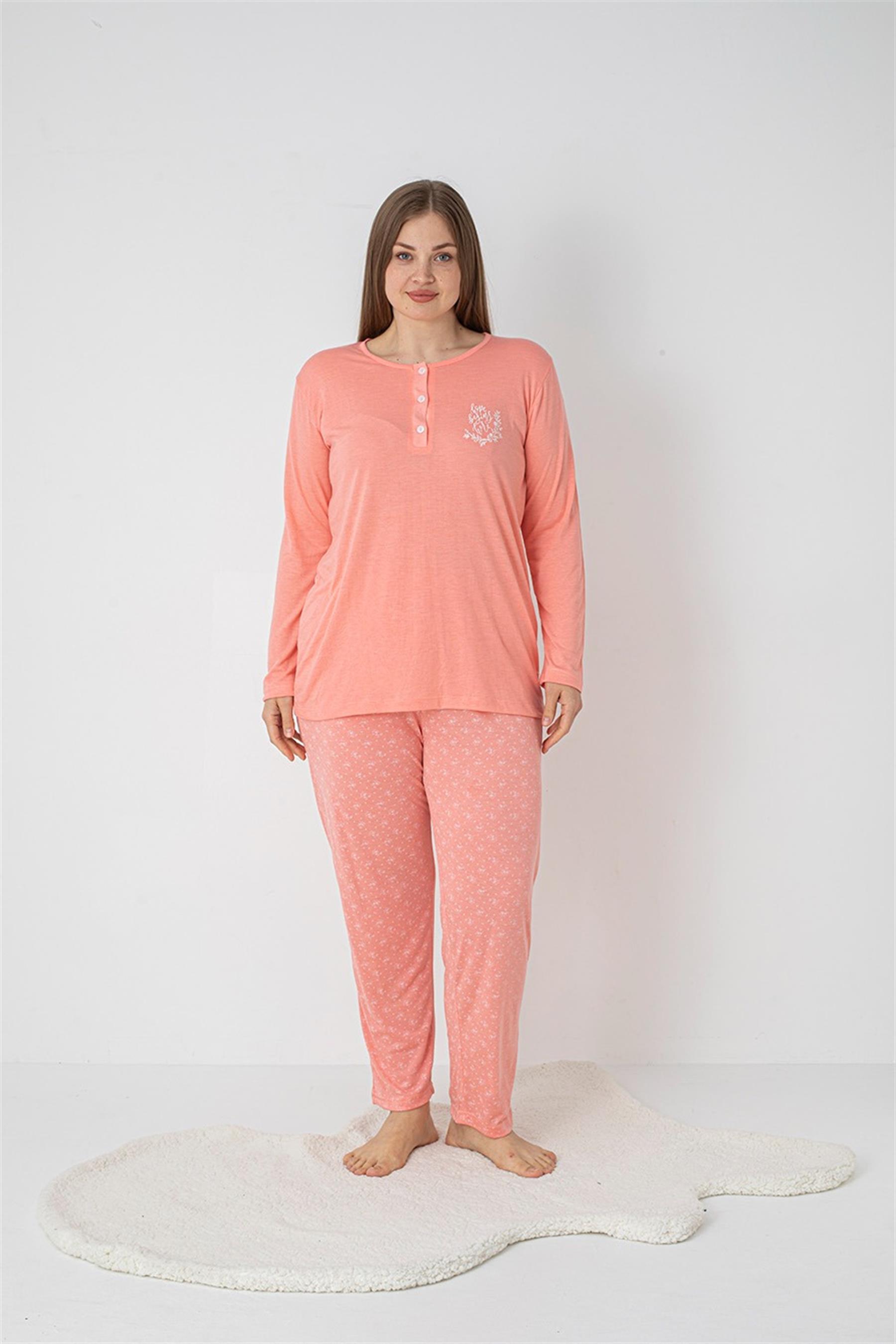 ALPERİ BATTAL UZUN KOL PİJAMA TAKIMI B790-36