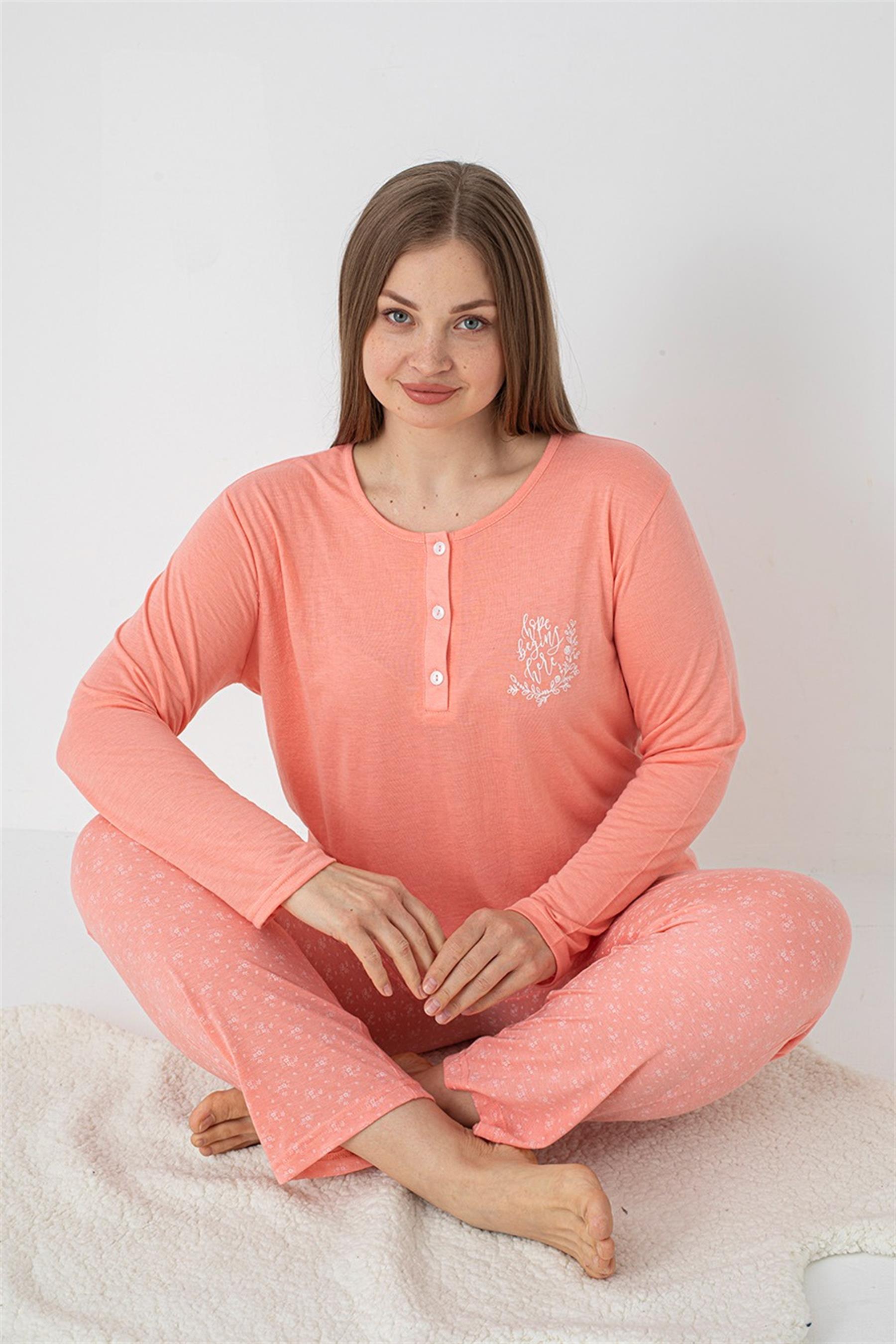 ALPERİ BATTAL UZUN KOL PİJAMA TAKIMI B790-36