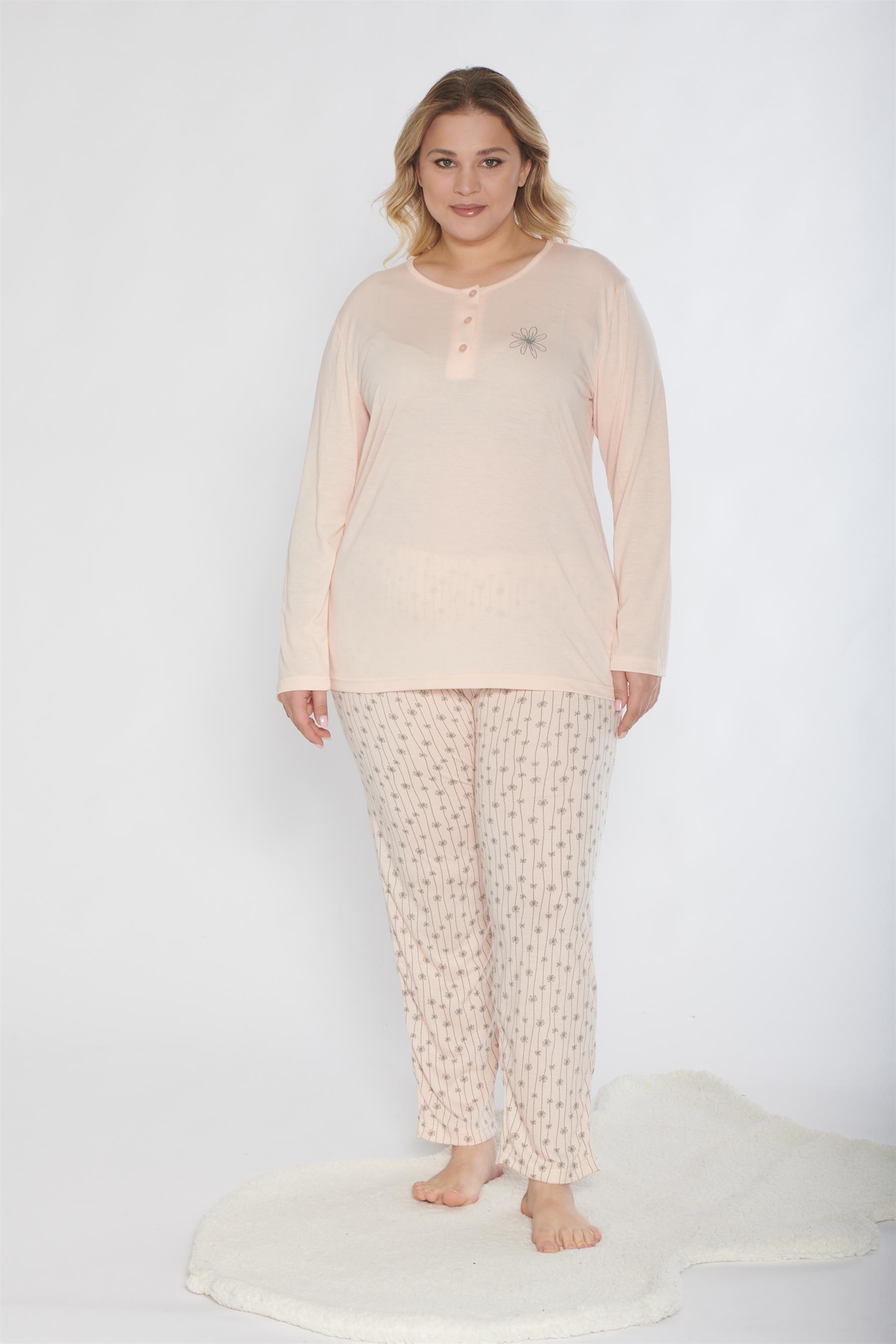 ALPERİ BATTAL UZUN KOL PİJAMA TAKIMI B790-40