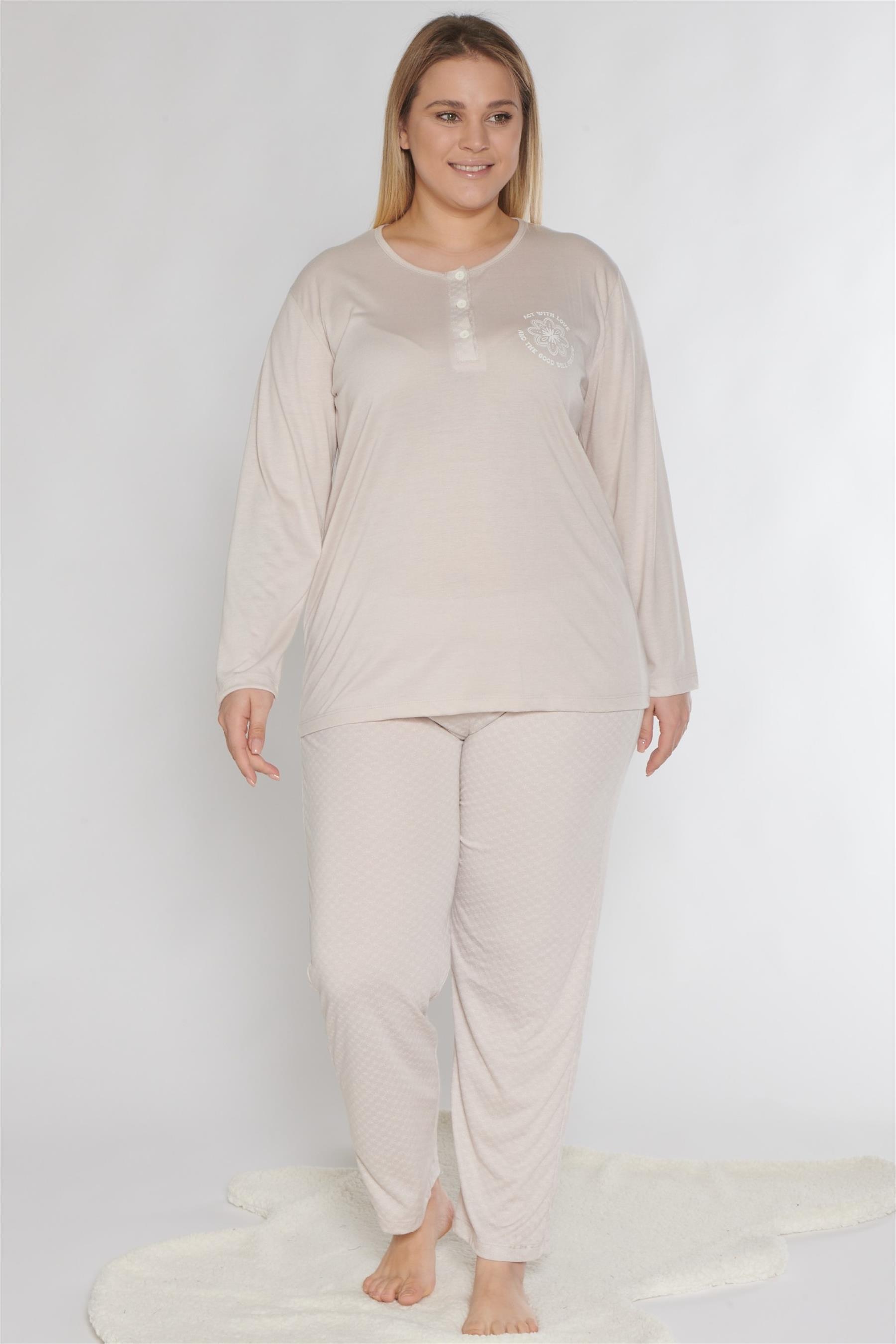 ALPERİ BATTAL UZUN KOL PİJAMA TAKIMI B790-38