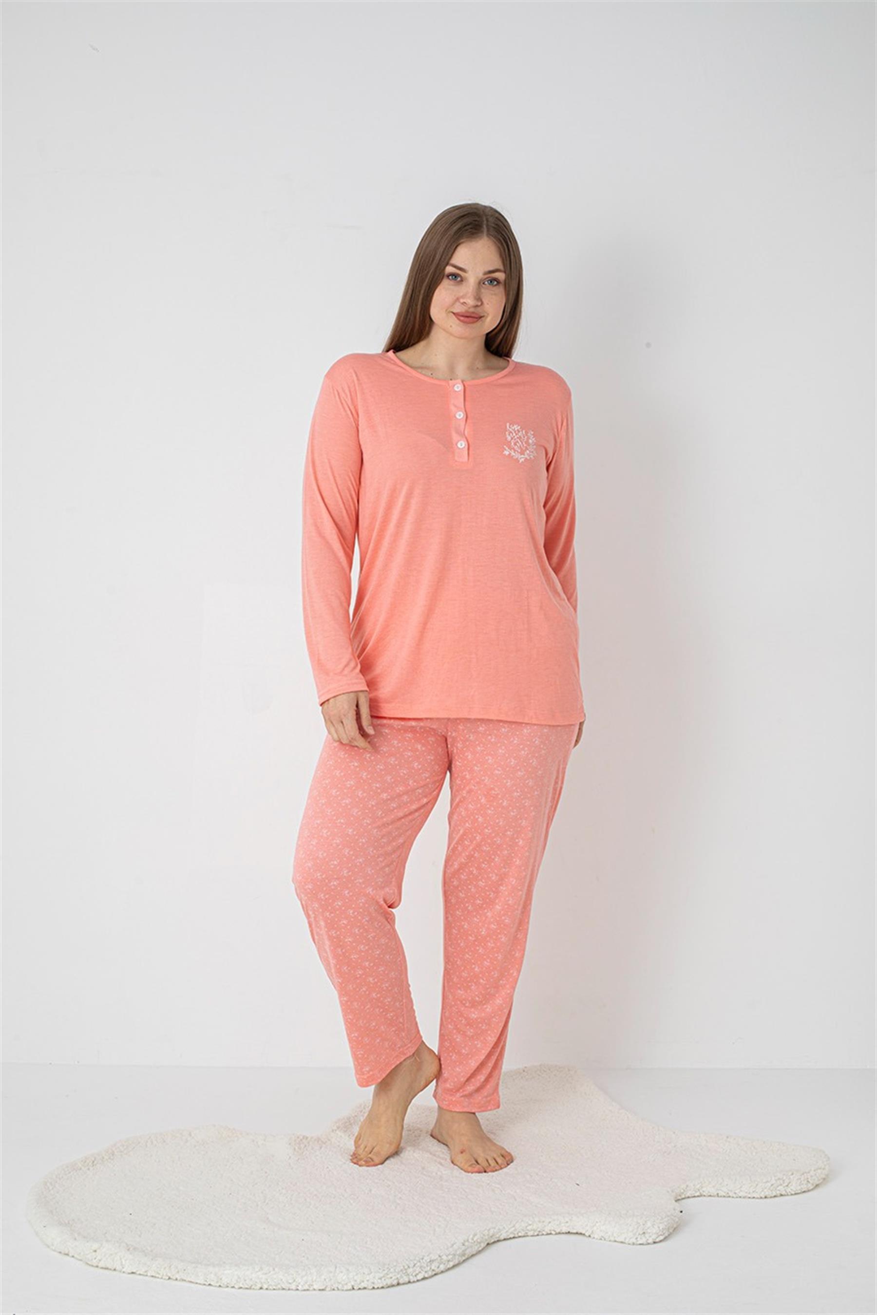 ALPERİ BATTAL UZUN KOL PİJAMA TAKIMI B790-36