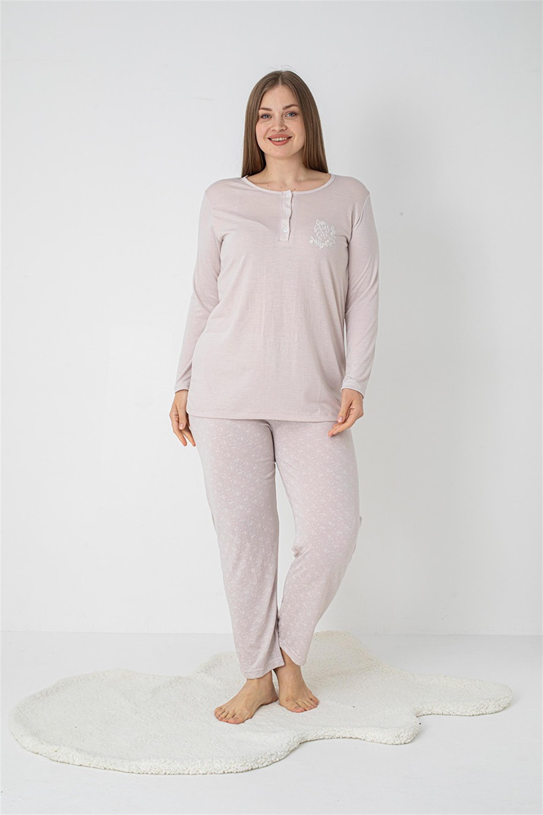 ALPERİ BATTAL UZUN KOL PİJAMA TAKIMI B790-36