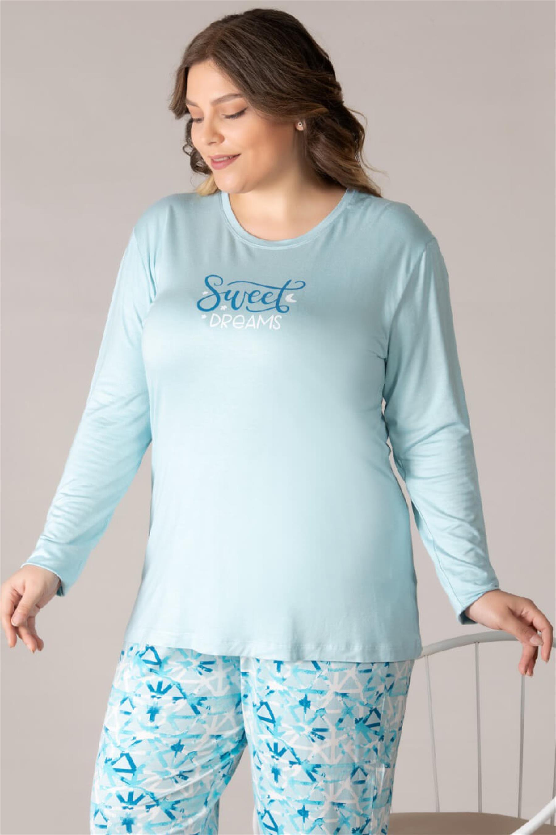 ALPERİ BATTAL UZUN KOL PİJAMA TAKIMI B79-86